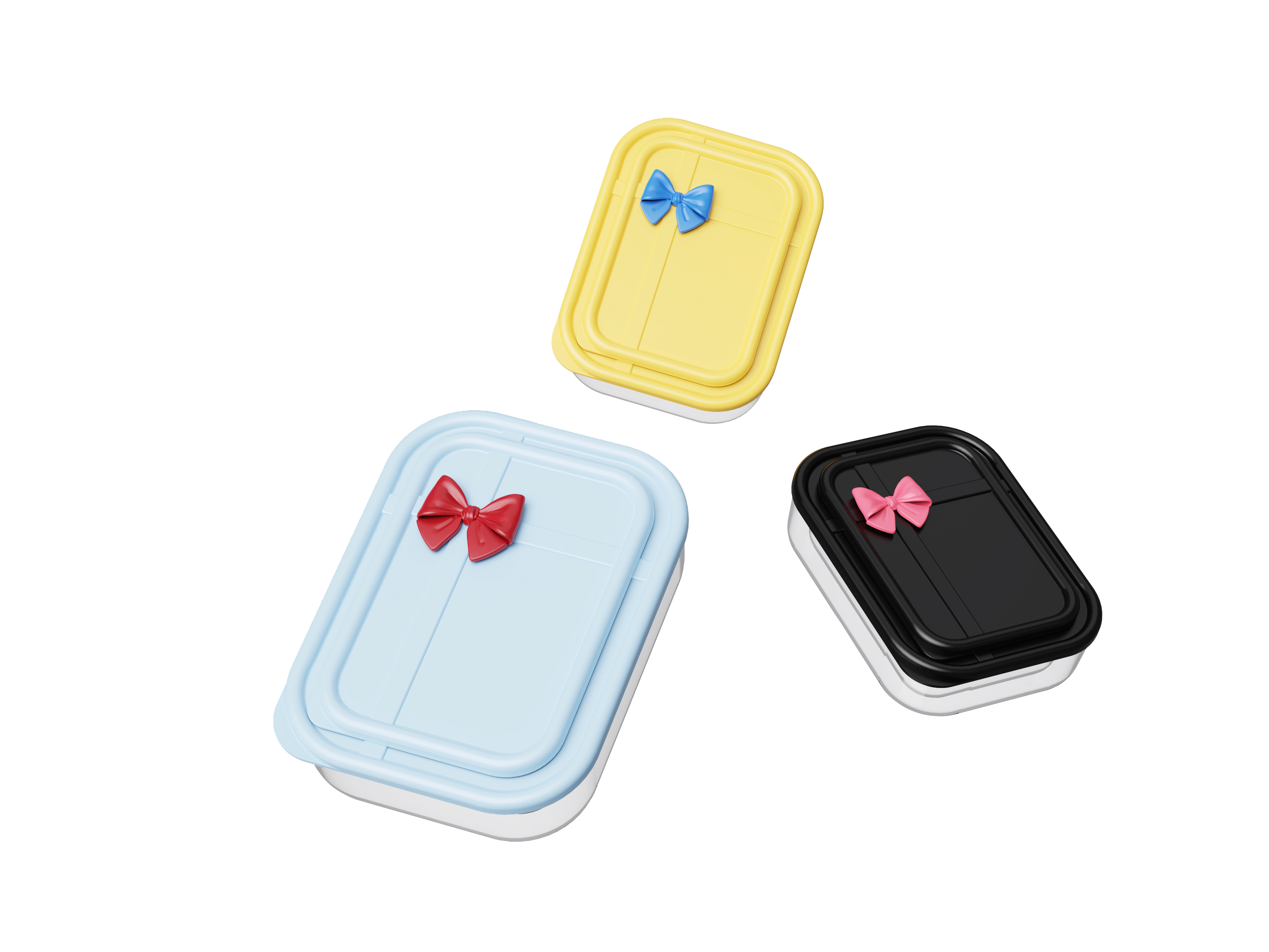Lunch box，Stack，dopamine，lovely，Thermal insulation lunch box，Fresh keeping box，