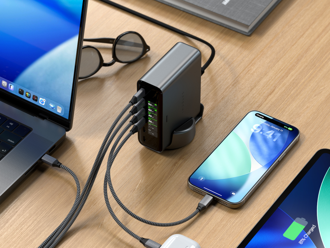 ChargeView 240W，Charger，Digital，electronic product，