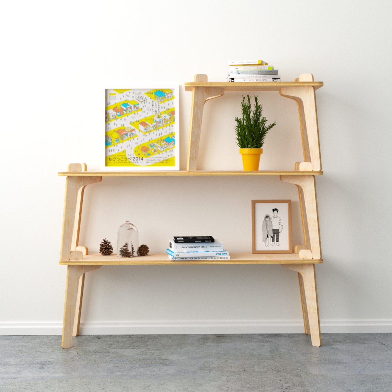 Repisa 01，Storage system，modularization，Housewear & Furnishings，