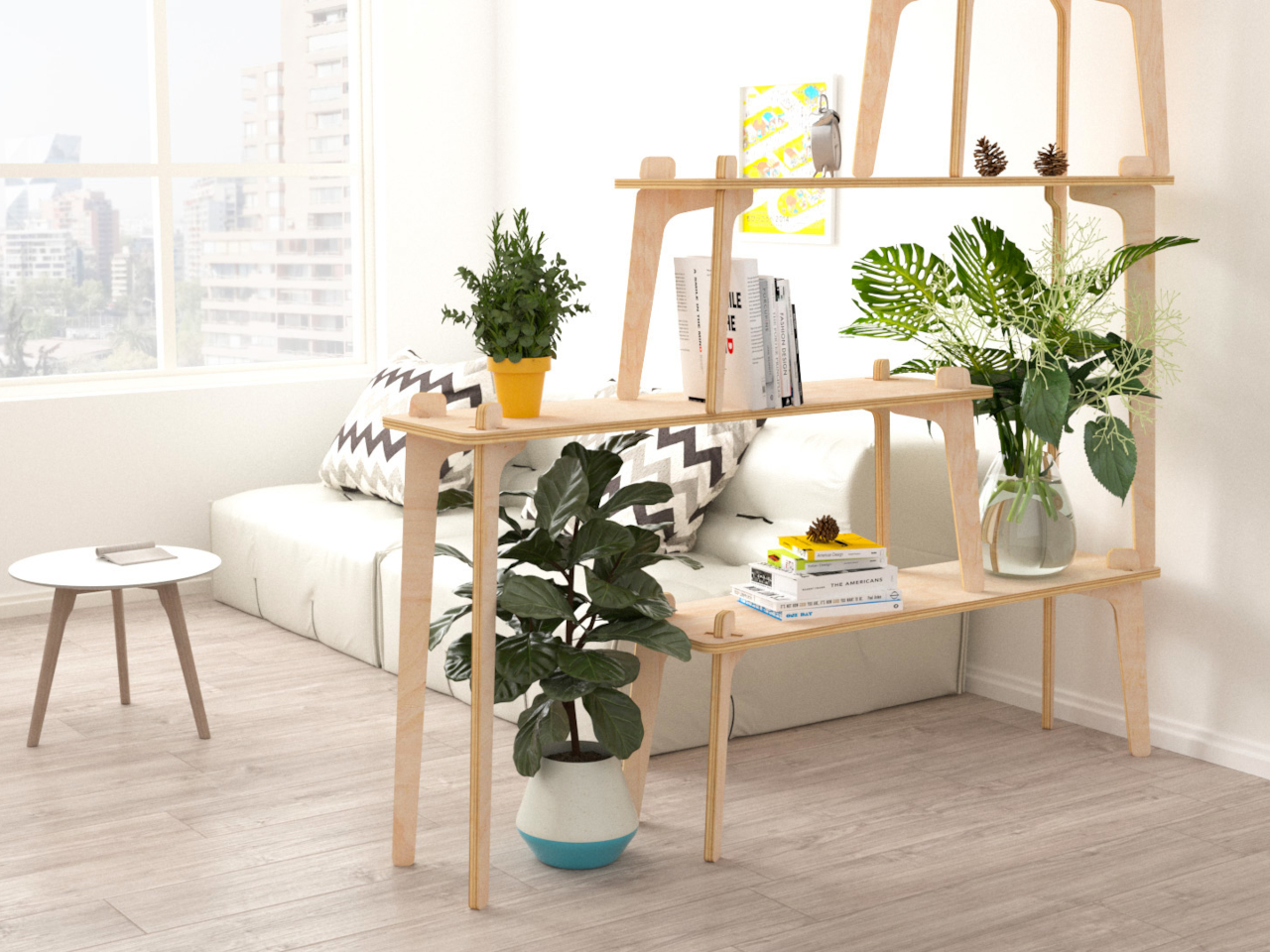Repisa 01，Storage system，modularization，Housewear & Furnishings，