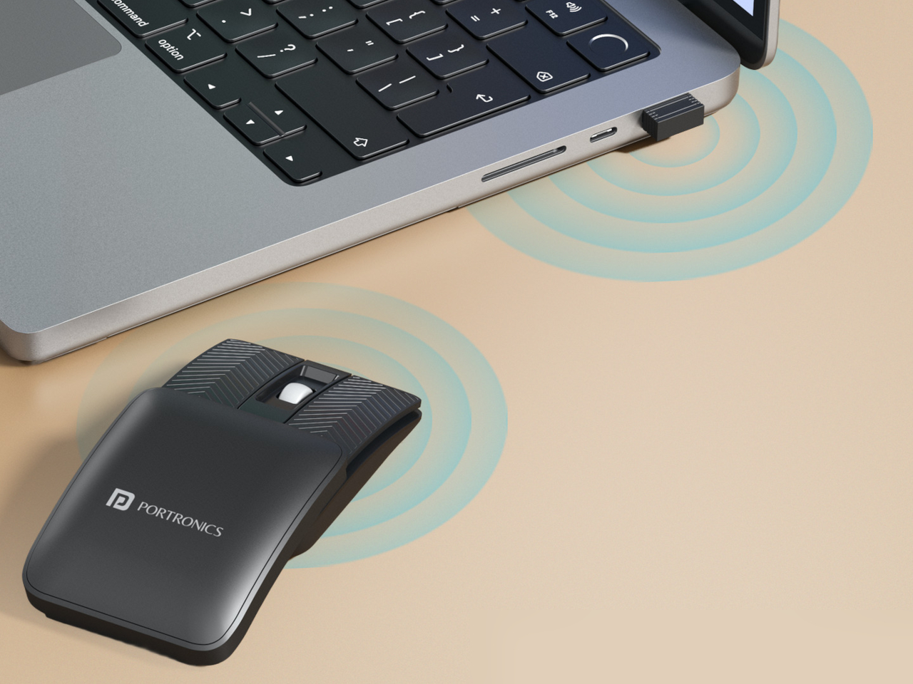 Portronics Toad Fold，mouse，Digital，electronic product，