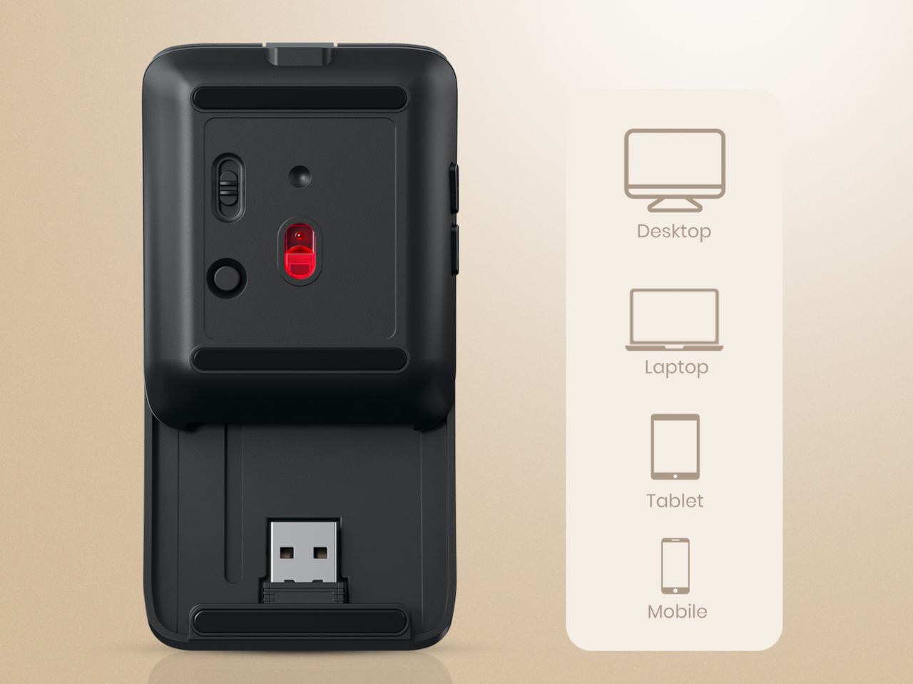 Portronics Toad Fold，mouse，Digital，electronic product，