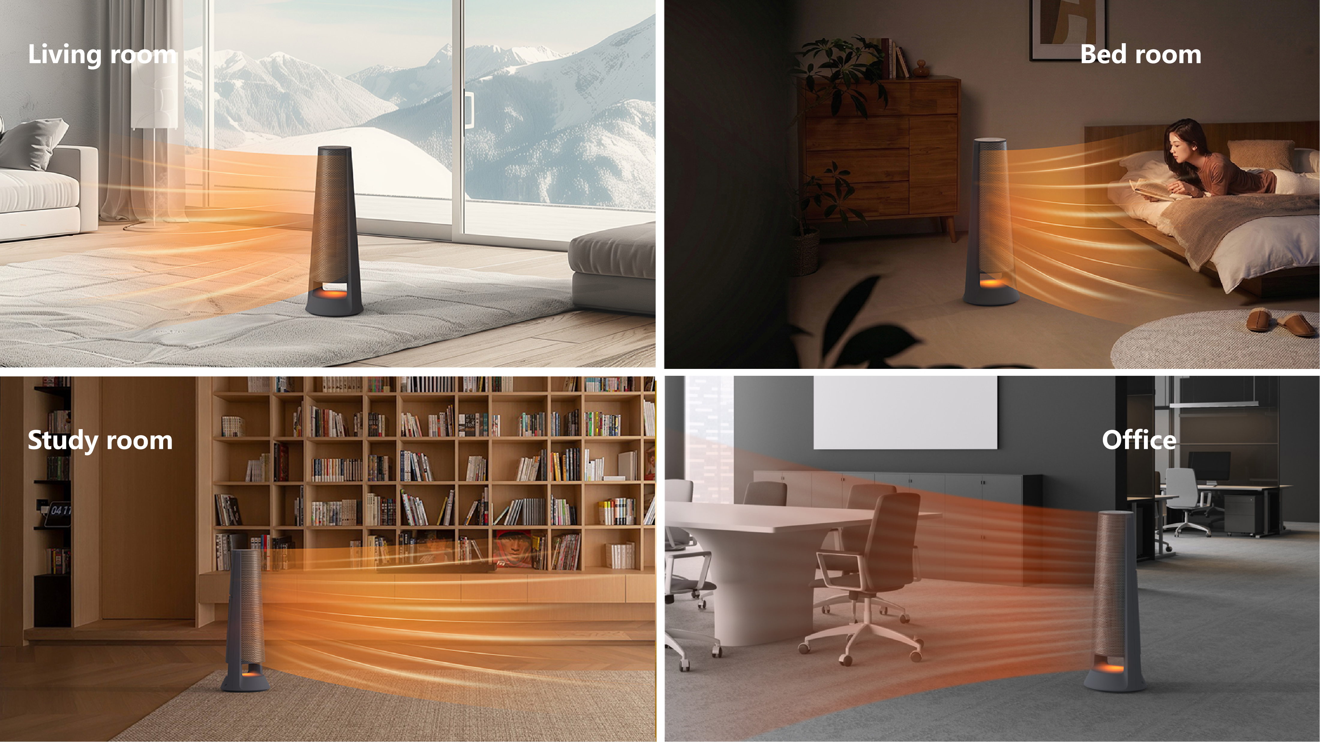 Heater，household electrical appliances，Two Seasons Home Appliances，Atmosphere sense，