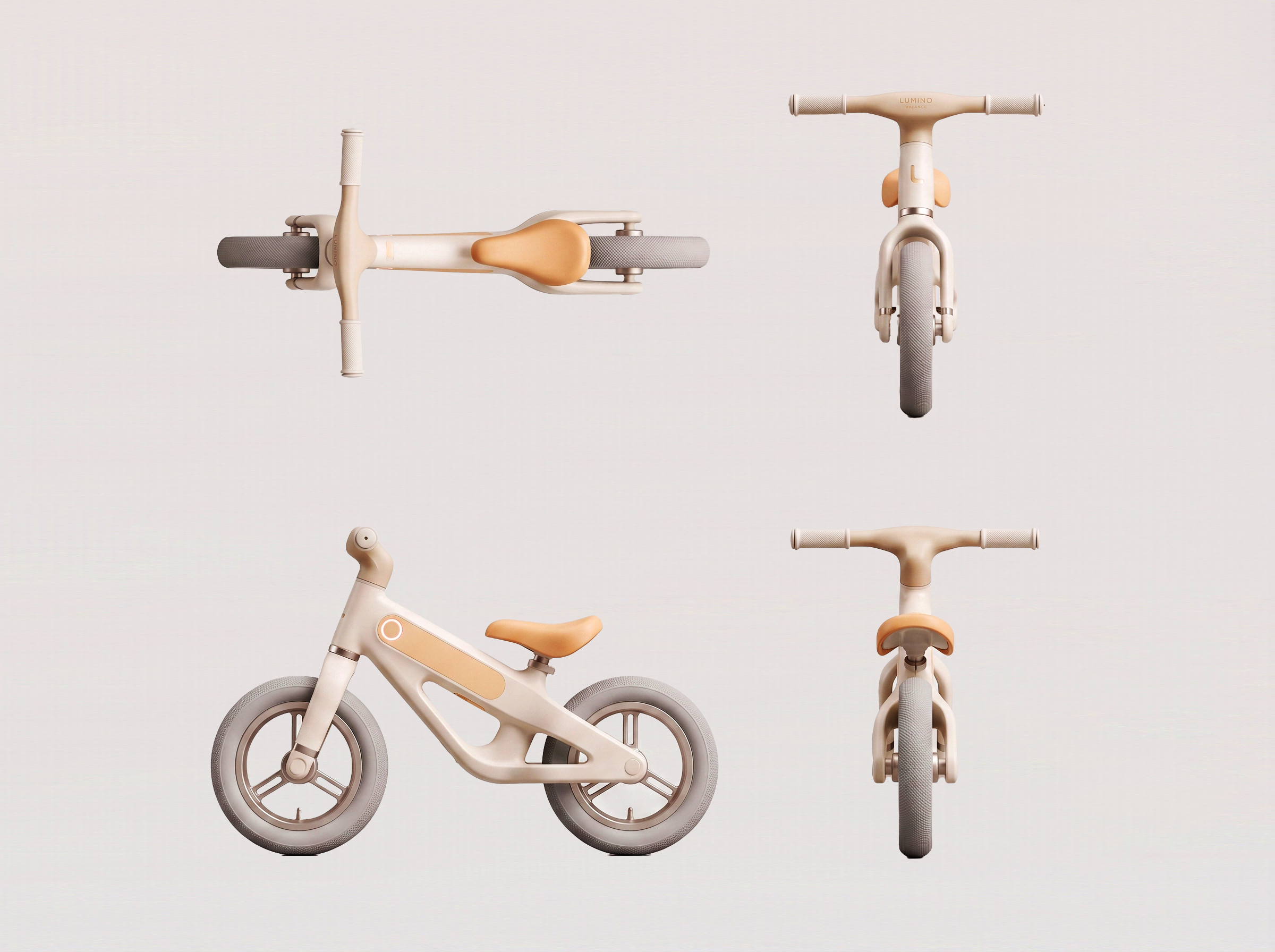 Children's scooter，line complex design，