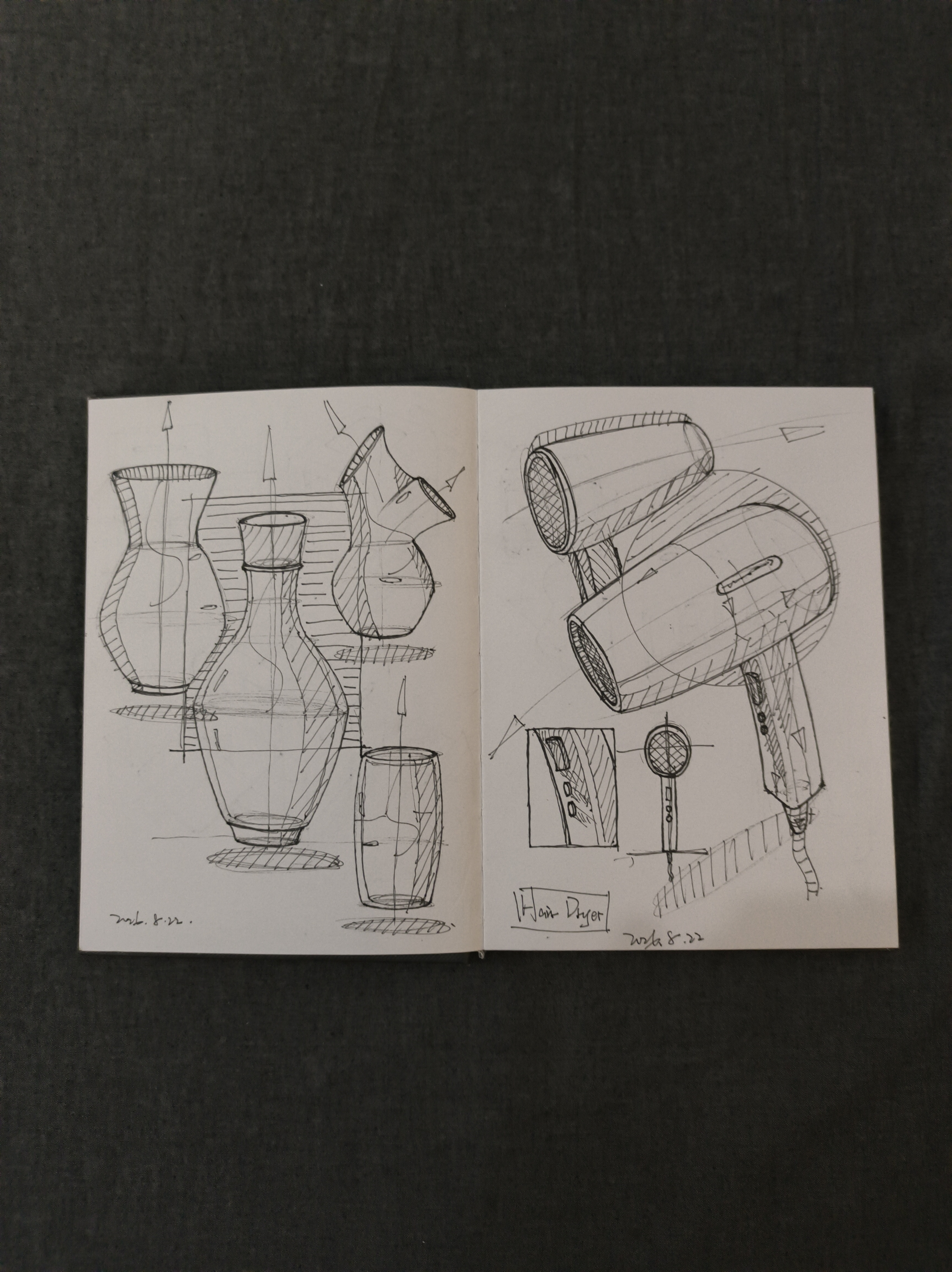 Hand drawn，