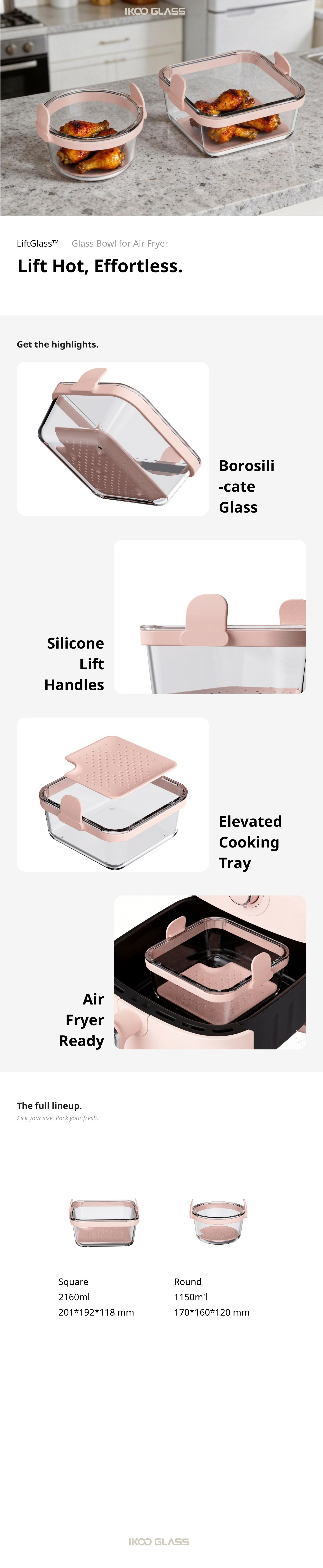 Special cooking bowl for air fryer，
