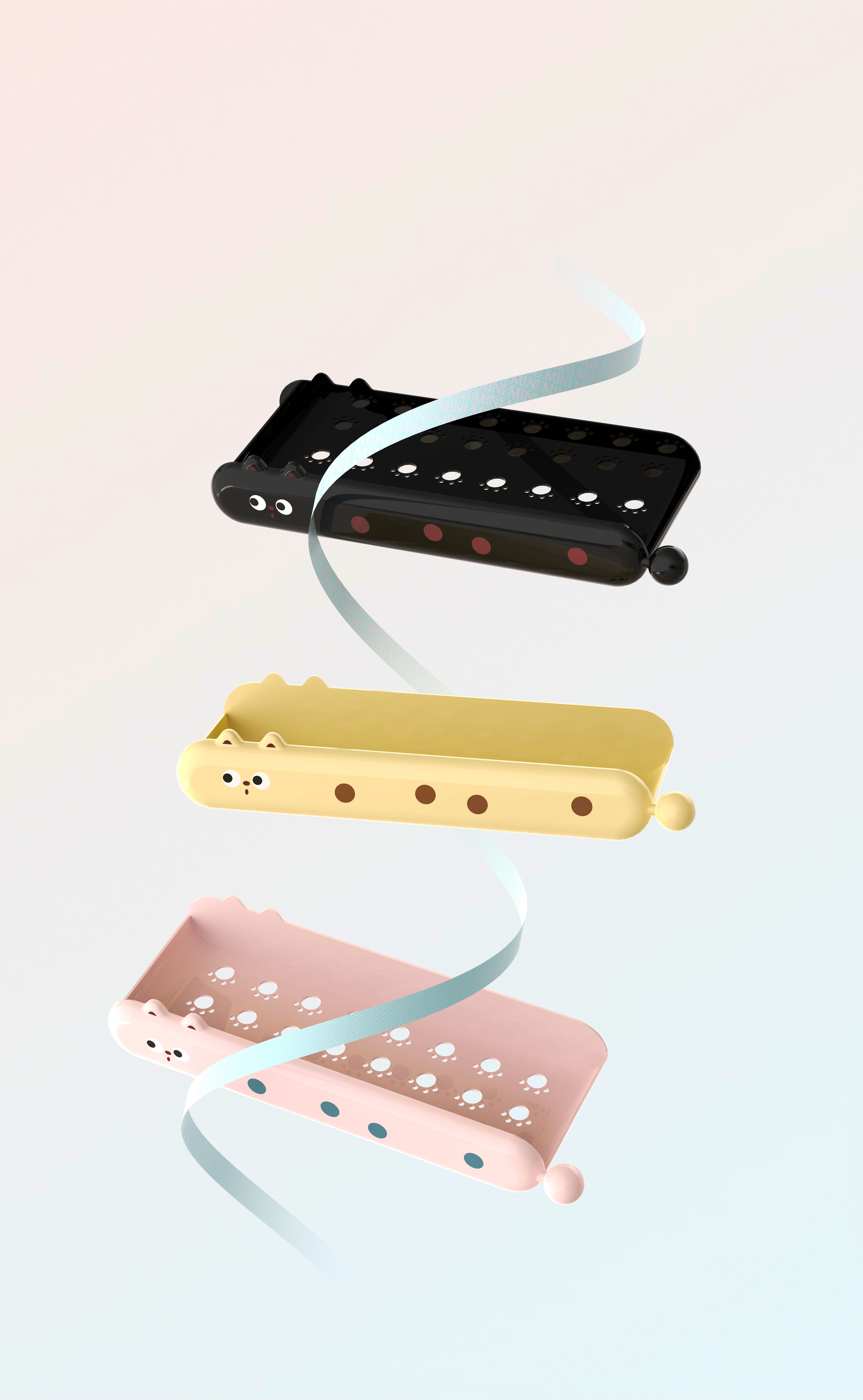 Kitten shape，Wall-mounted storage rack，Receive，Household daily use，