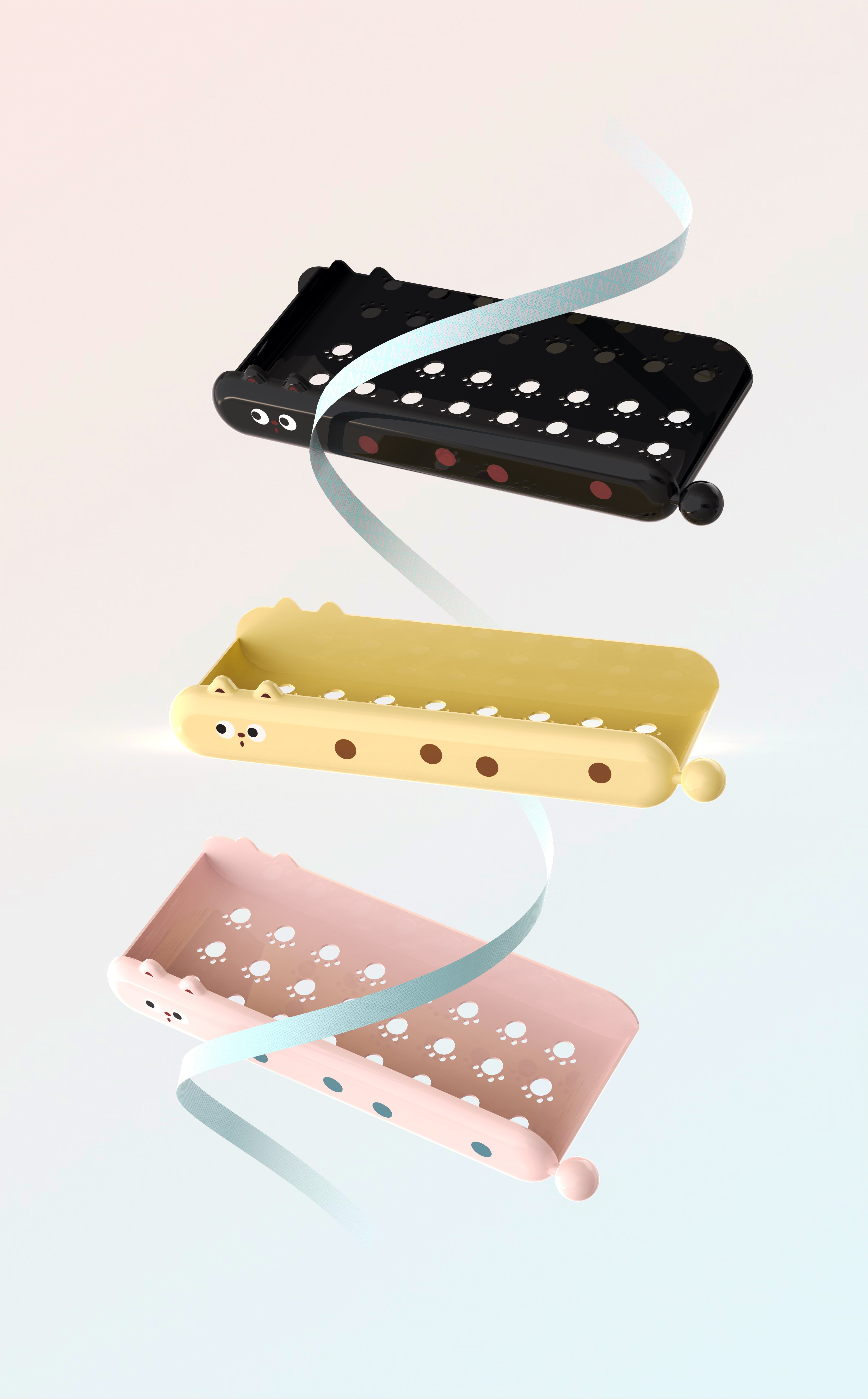 Kitten shape，Wall-mounted storage rack，Receive，Household daily use，