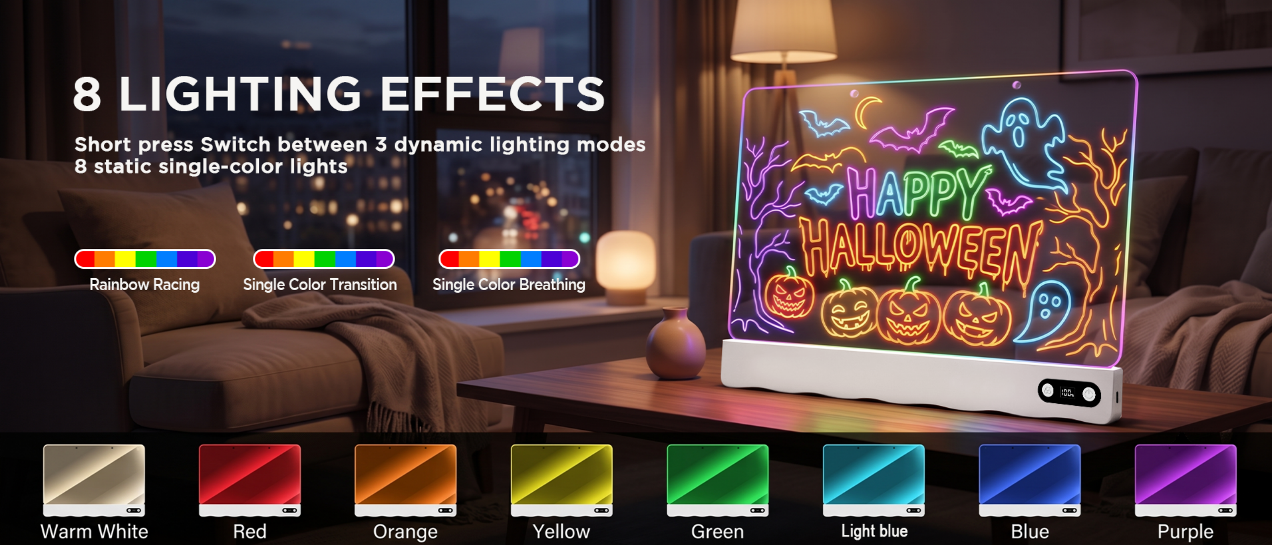 Drawing board lamp，Luminous Sketchpad，Drawing board，