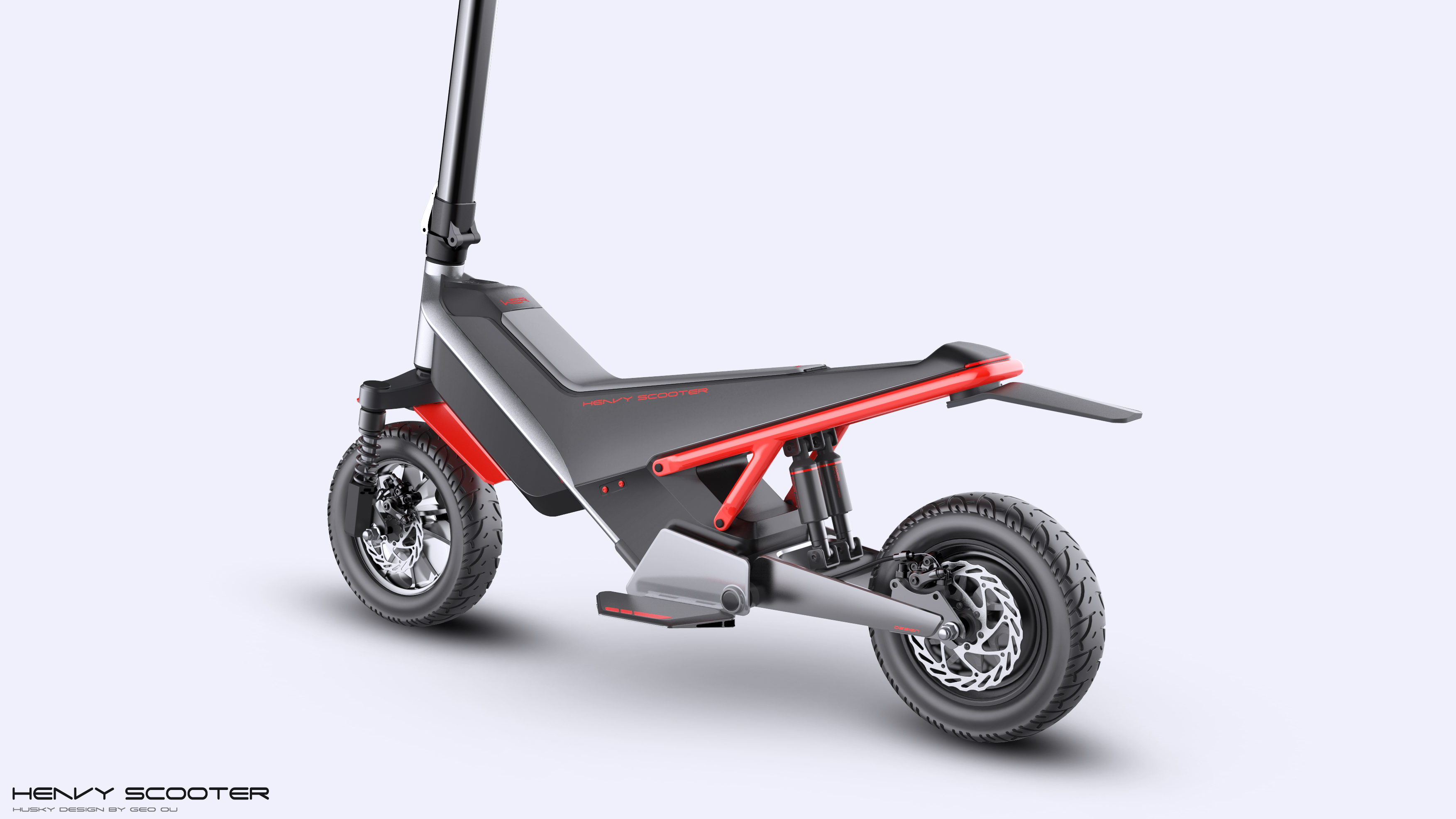 product design，industrial design，Appearance design，Structural design，Electric off-road scooter，vehicle，Scooter design，