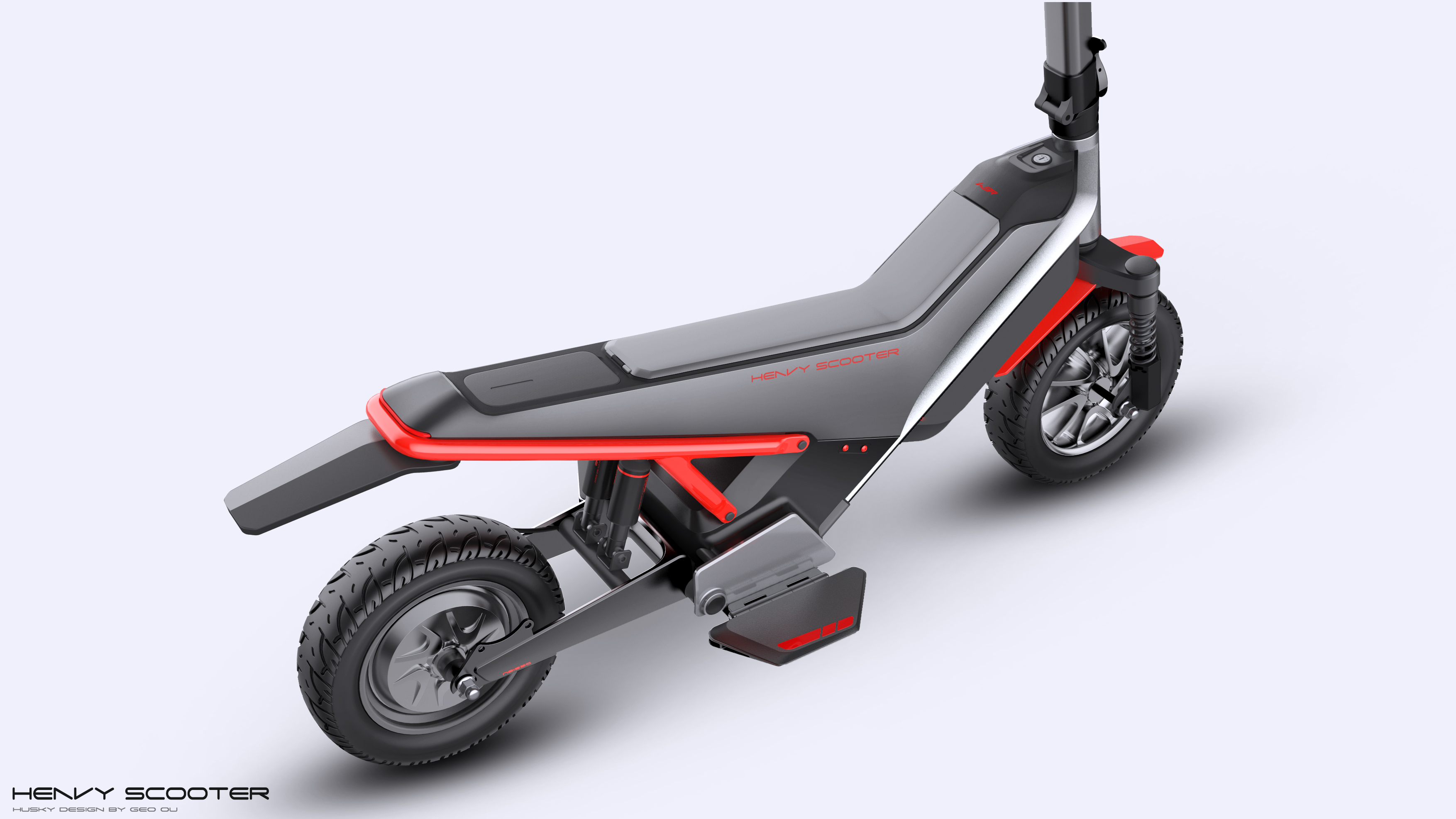 product design，industrial design，Appearance design，Structural design，Electric off-road scooter，vehicle，Scooter design，