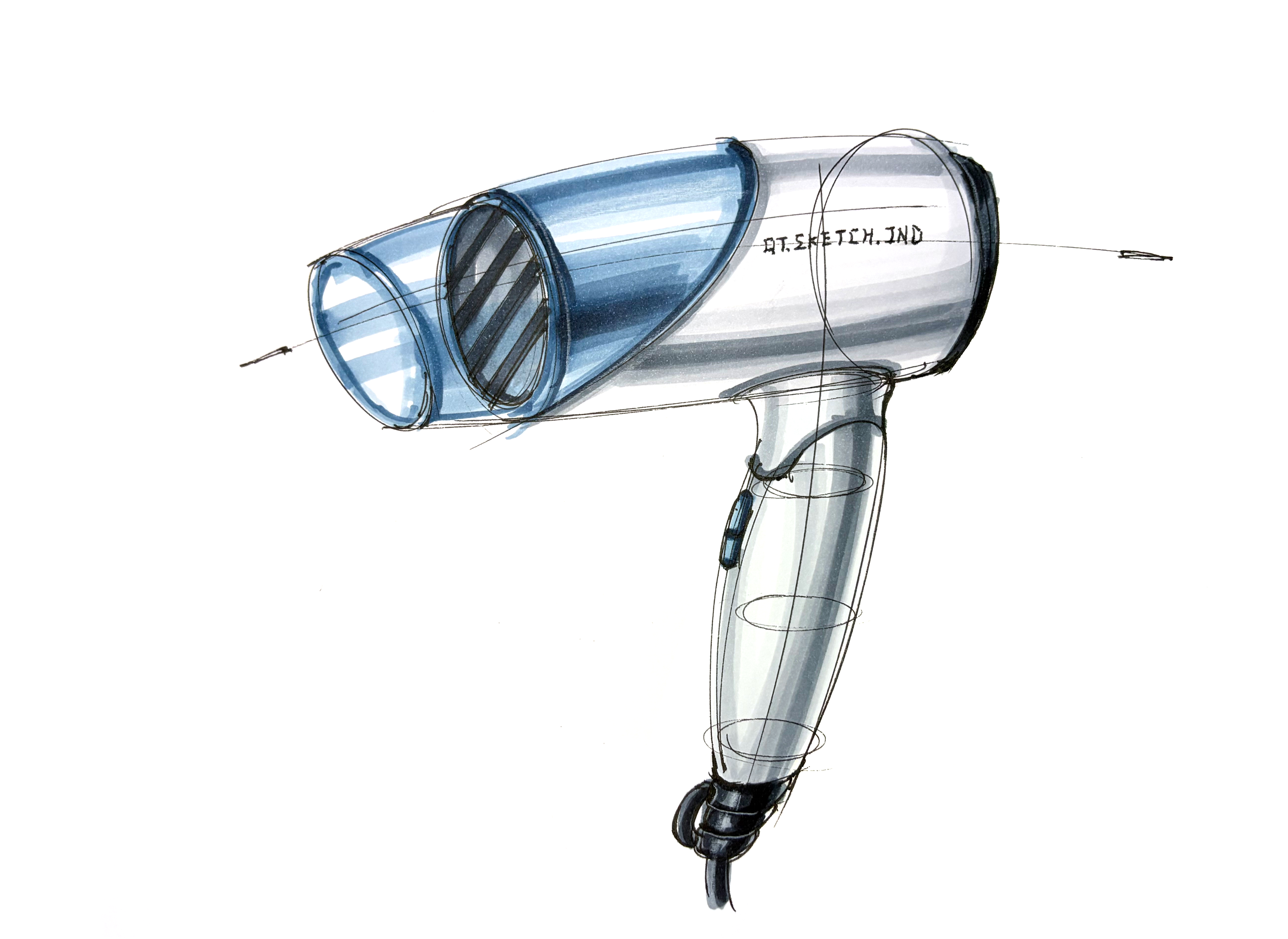 Product design hand-painted, industrial design hand-painted, marker pen，