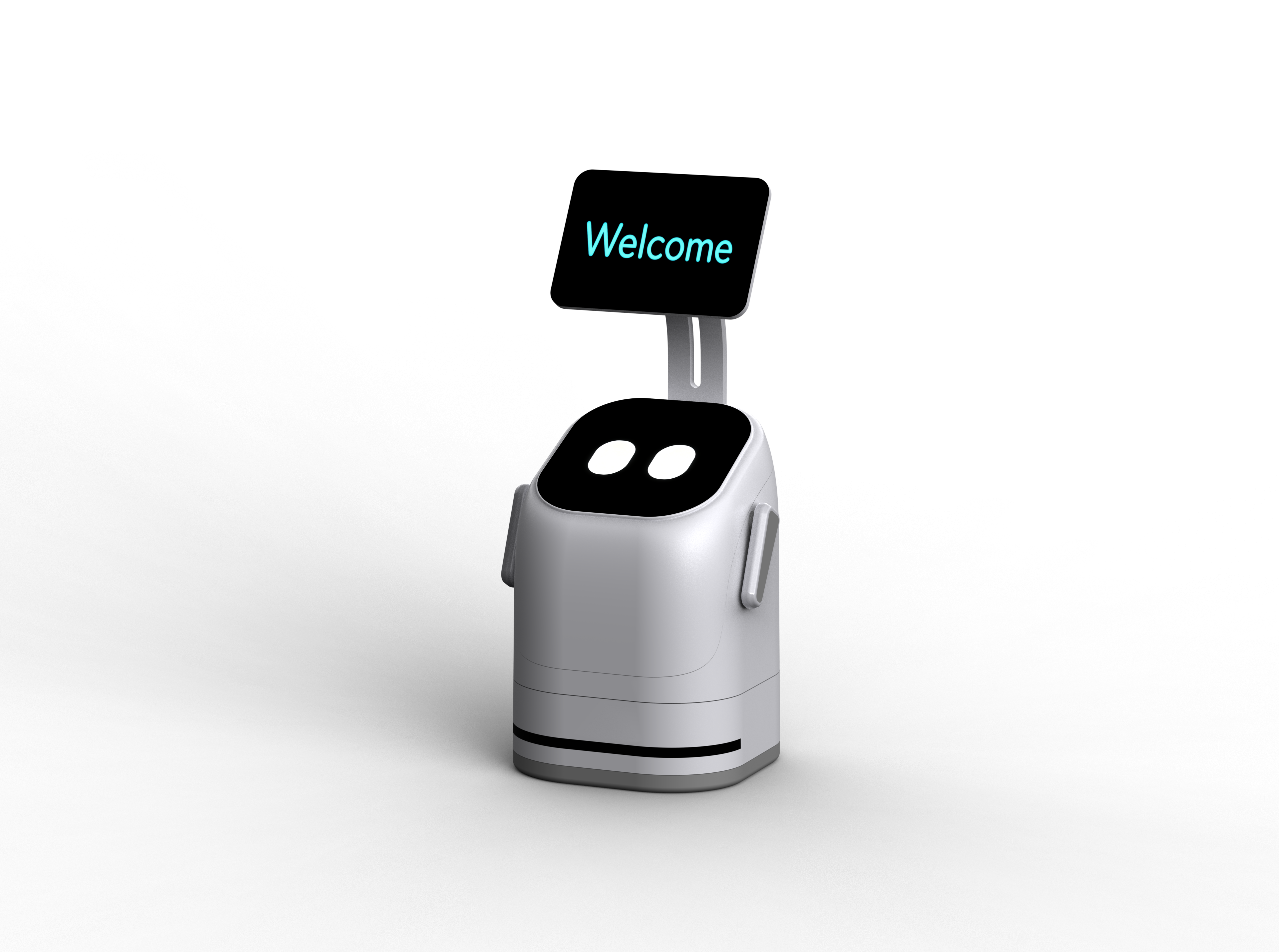 artificial intelligence，industrial design，Welcome robot，