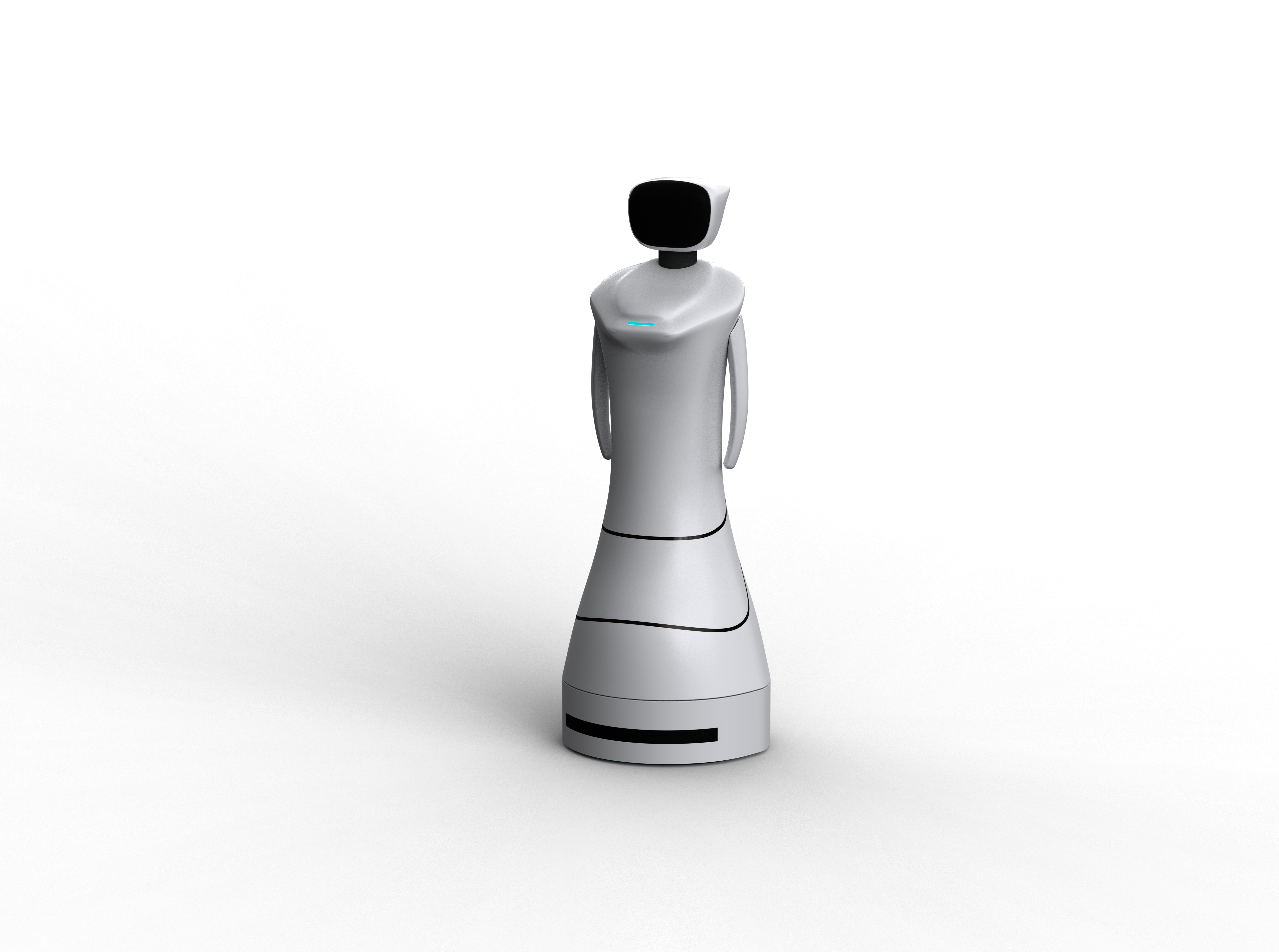 artificial intelligence，industrial design，Welcome robot，