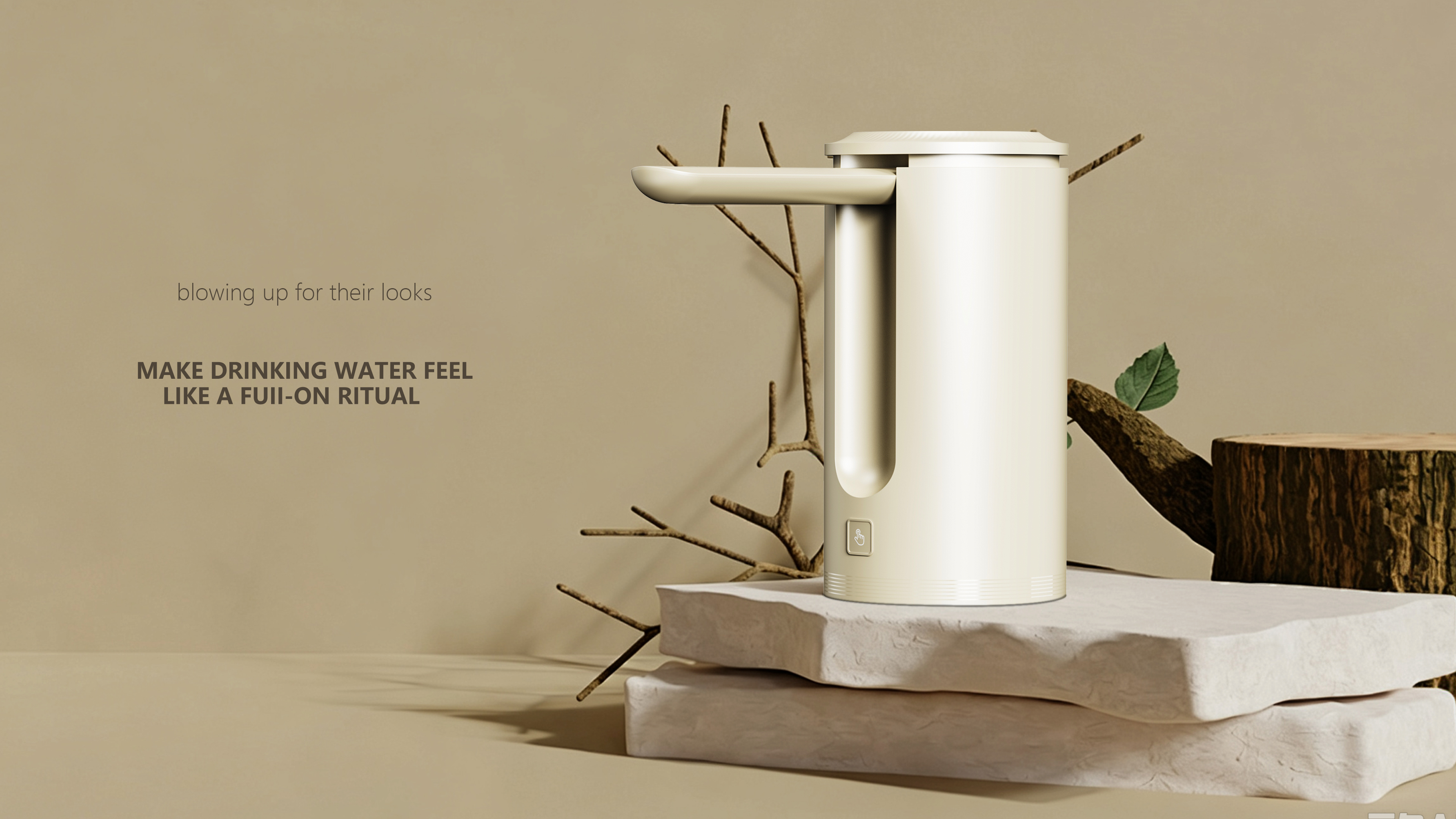 Barreled Water Pumper Minimalist Design Small Household Appliances，
