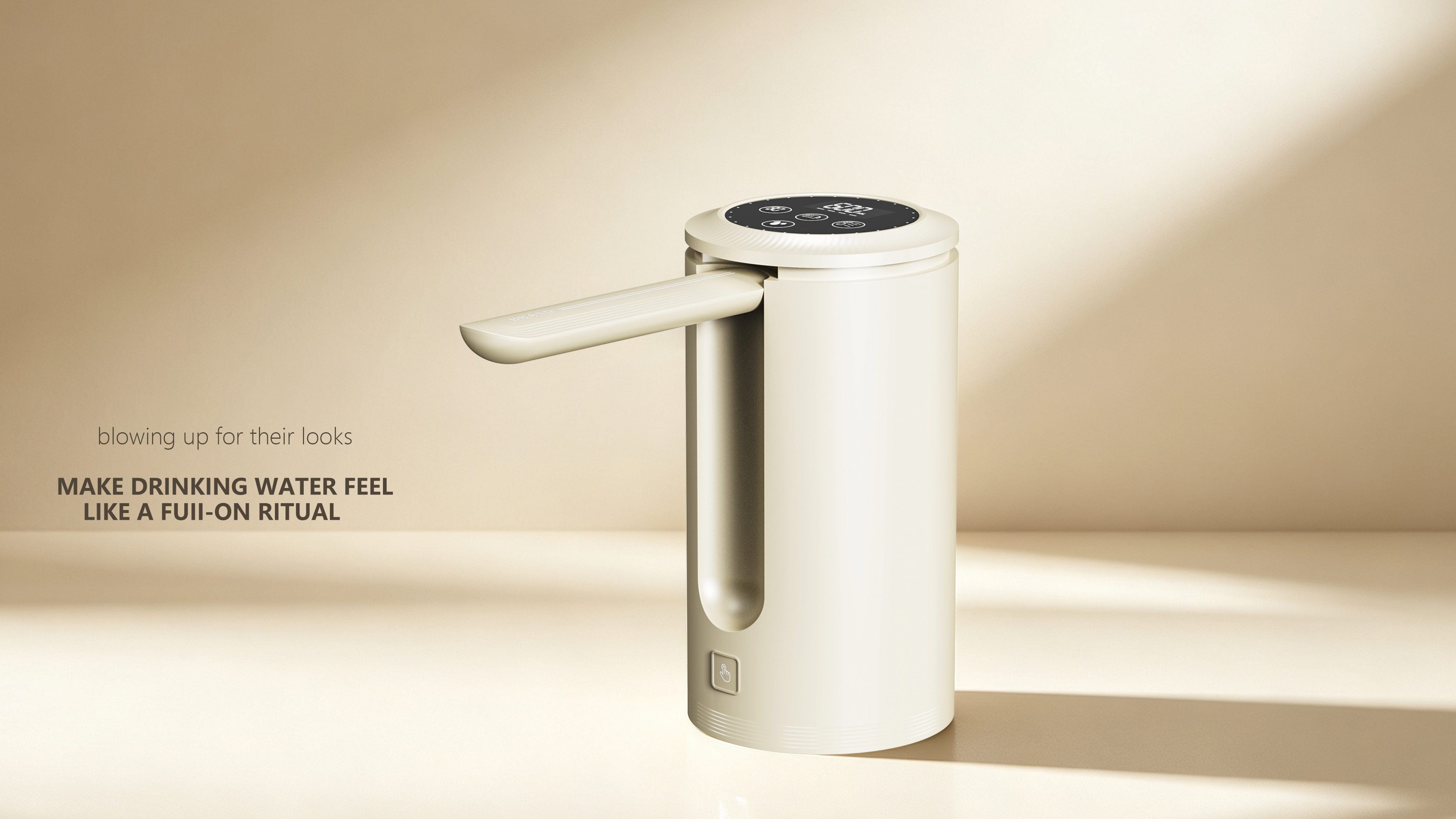 Barreled Water Pumper Minimalist Design Small Household Appliances，