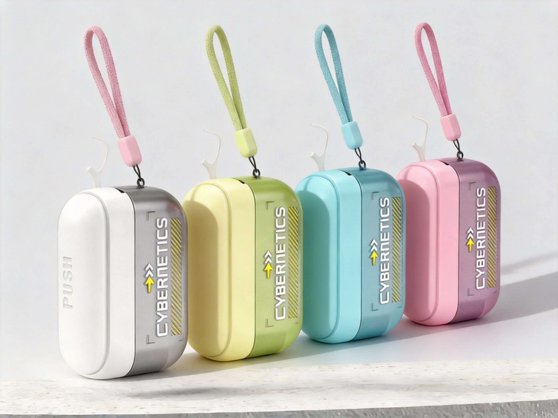 Portable Automatic Floss Box，Dental floss box，Oral cleaning tools，Automatic popping floss box，Personal care products，