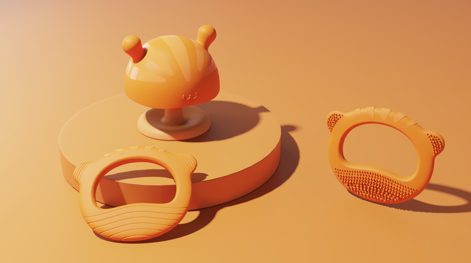 cute little tiger shape，