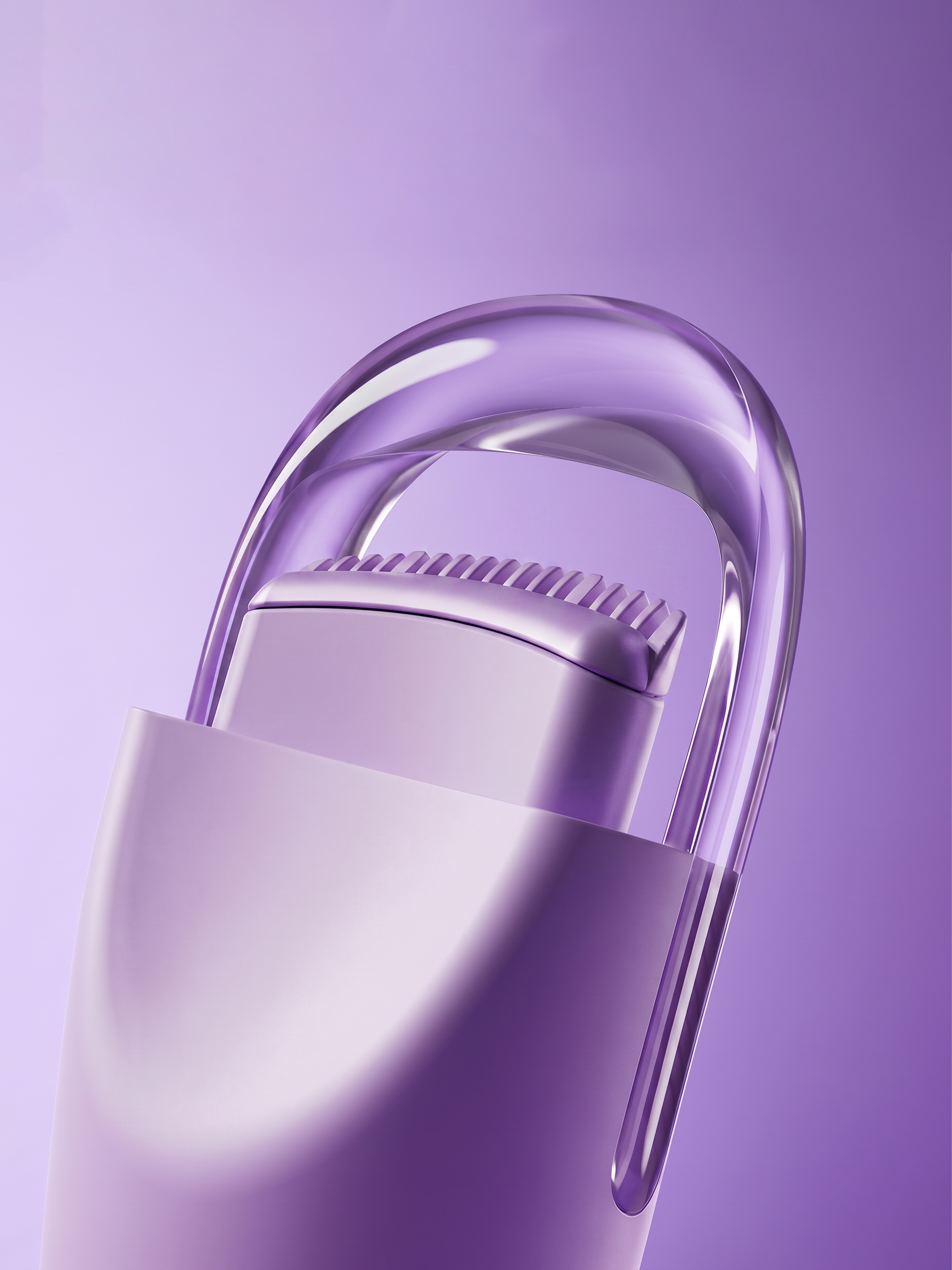 Beauty design，Eyelash curler，purple collocation，Curve design，Beauty Artifact，