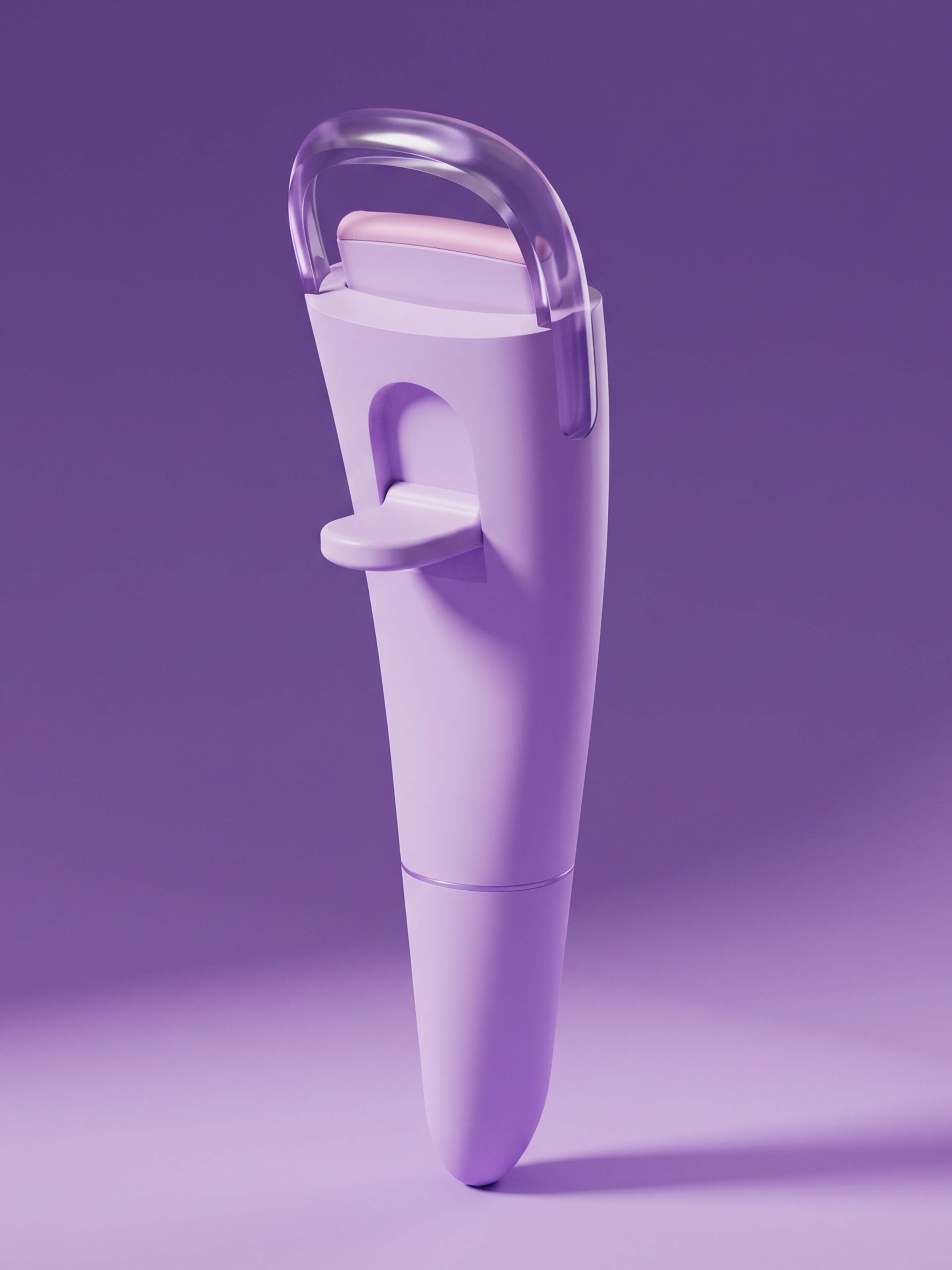 Beauty design，Eyelash curler，purple collocation，Curve design，Beauty Artifact，