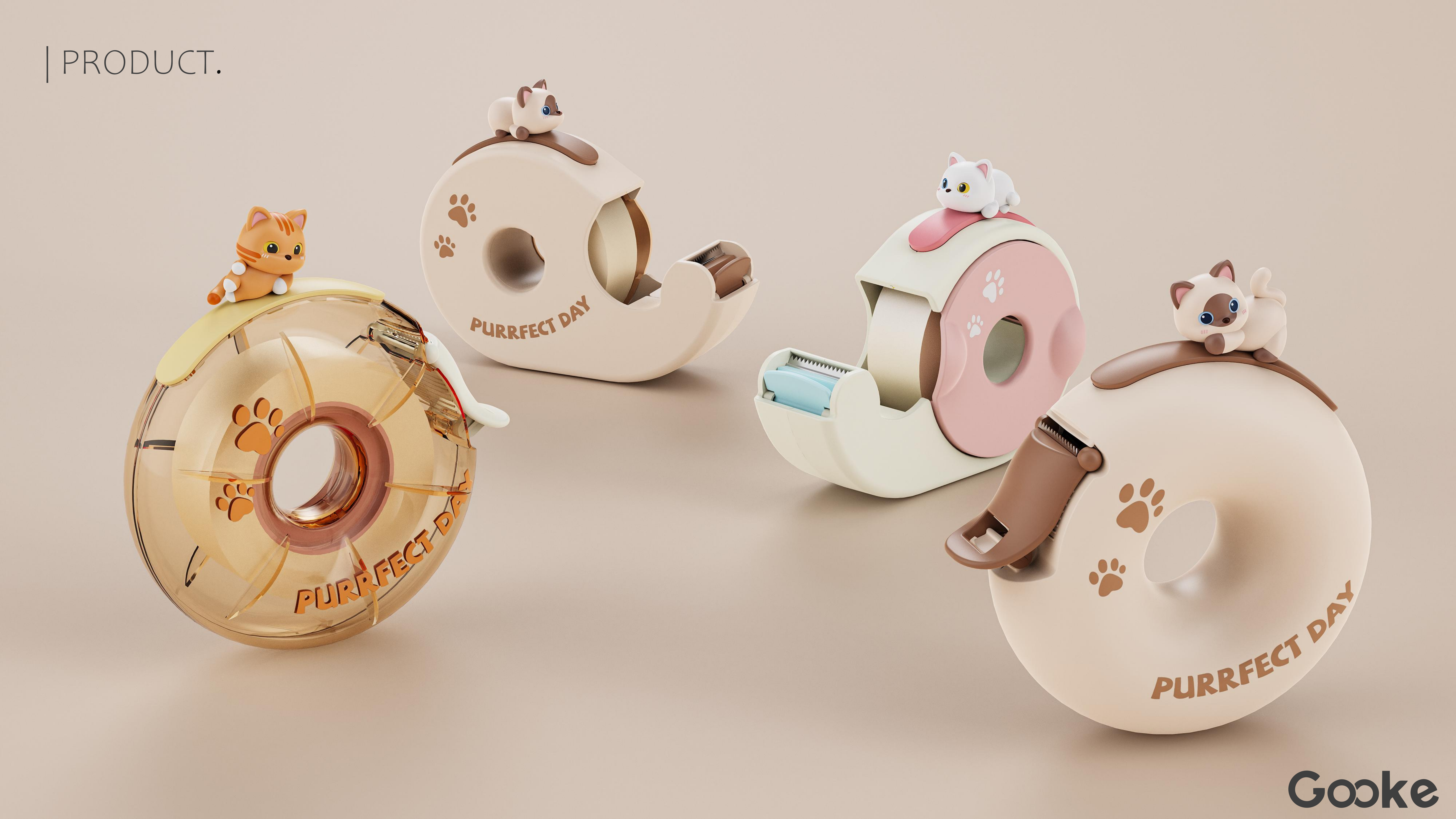 Tape cutter，Stationery Products ，Cartoon design，Popular design，patented product，