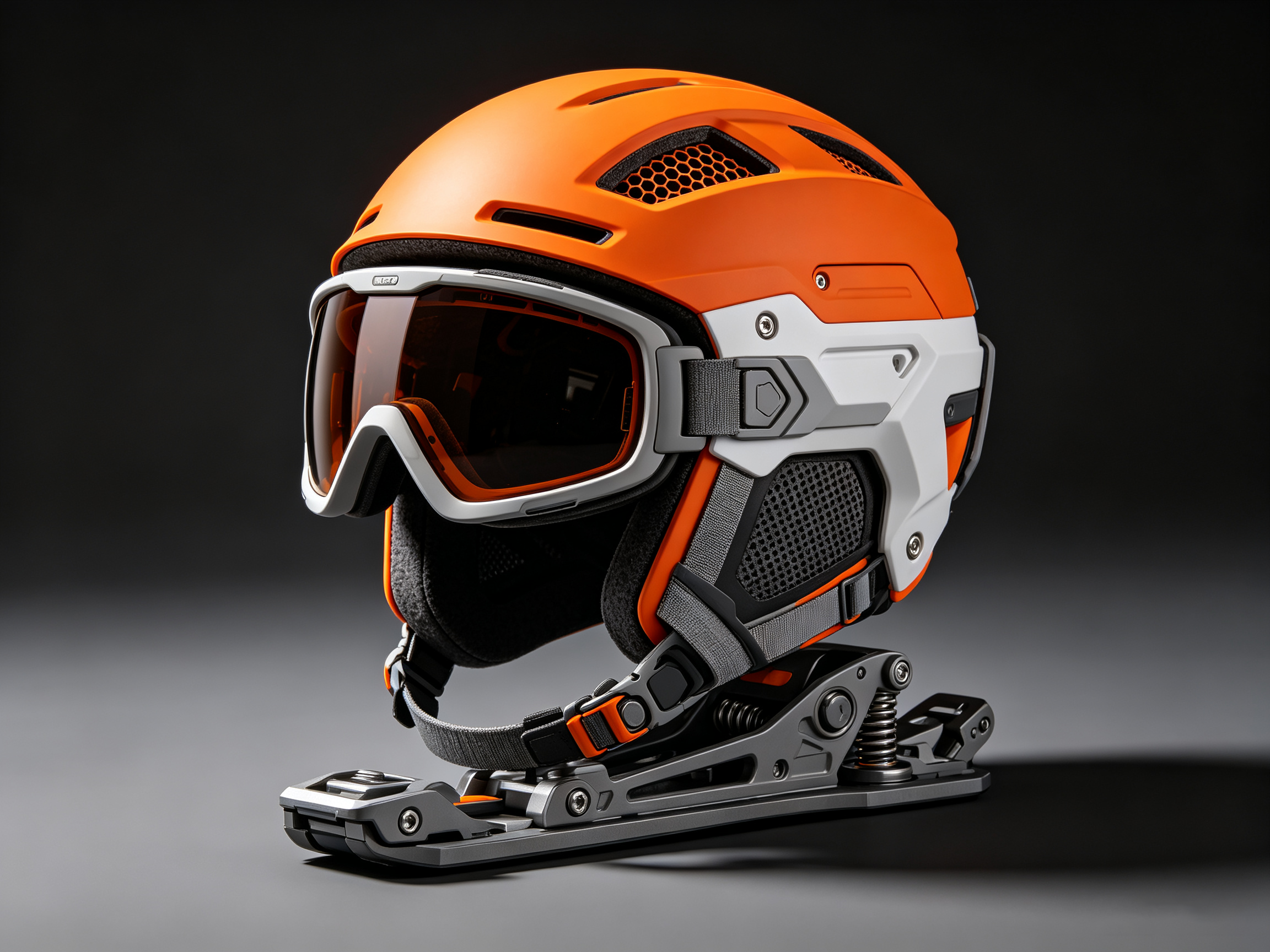 Ski equipment (helmet/snow goggles/fixer, etc.)，