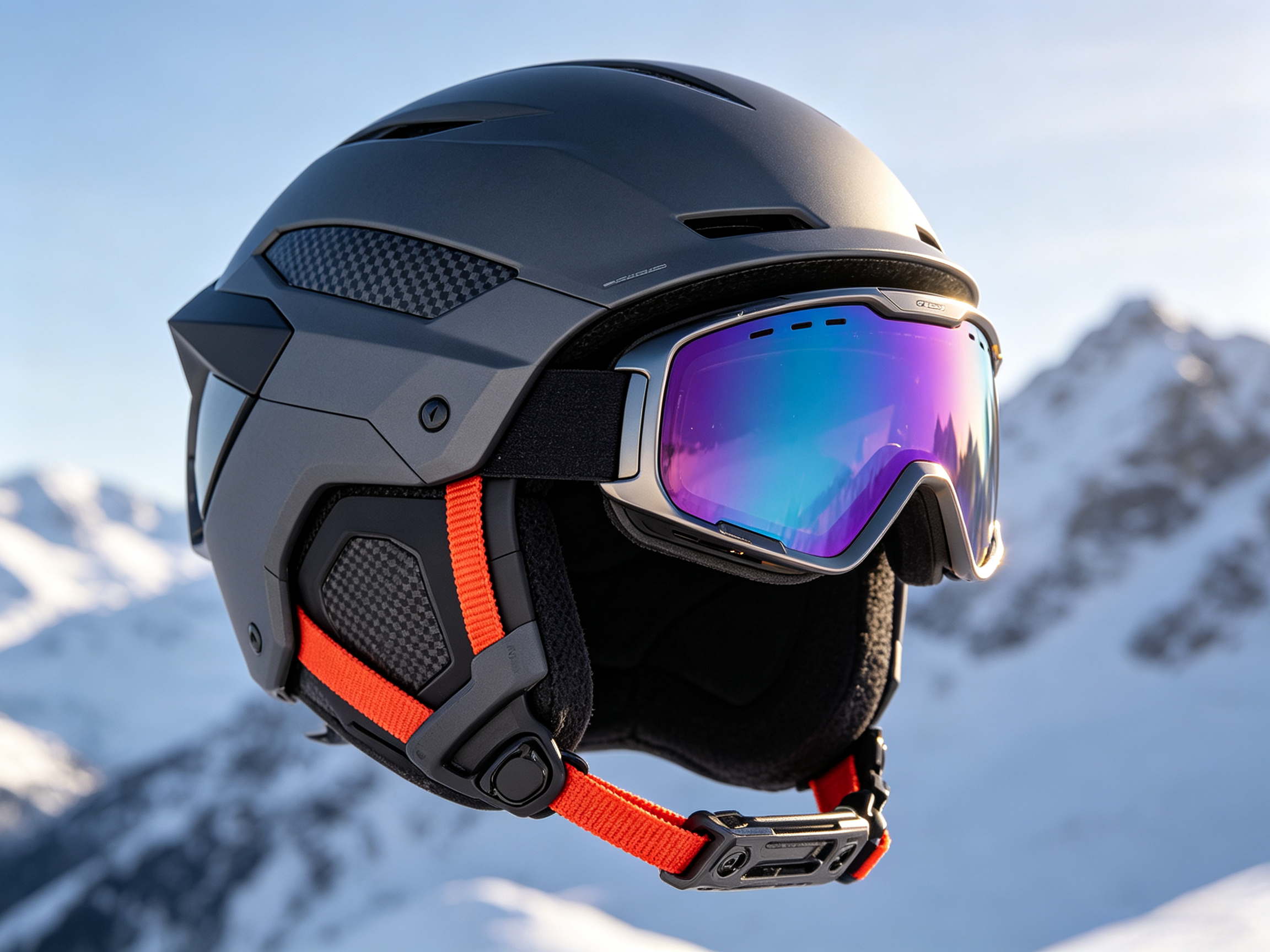 Ski equipment (helmet/snow goggles/fixer, etc.)，