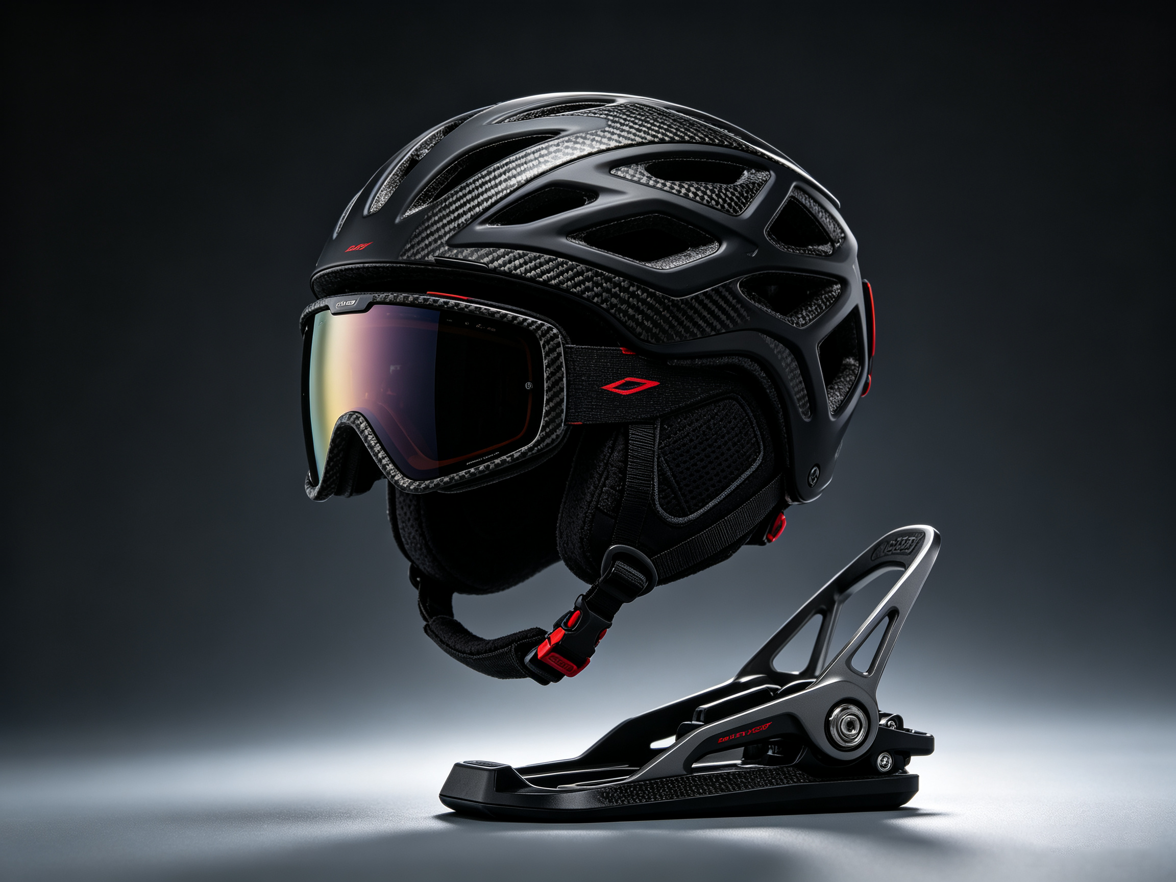 Ski equipment (helmet/snow goggles/fixer, etc.)，