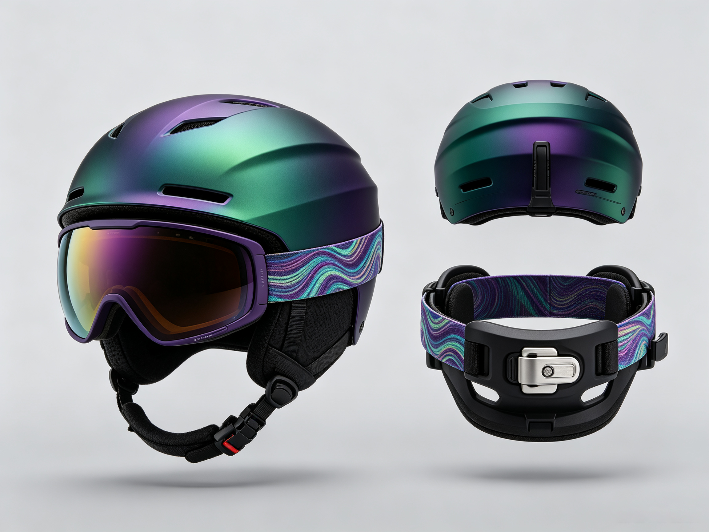 Ski equipment (helmet/snow goggles/fixer, etc.)，