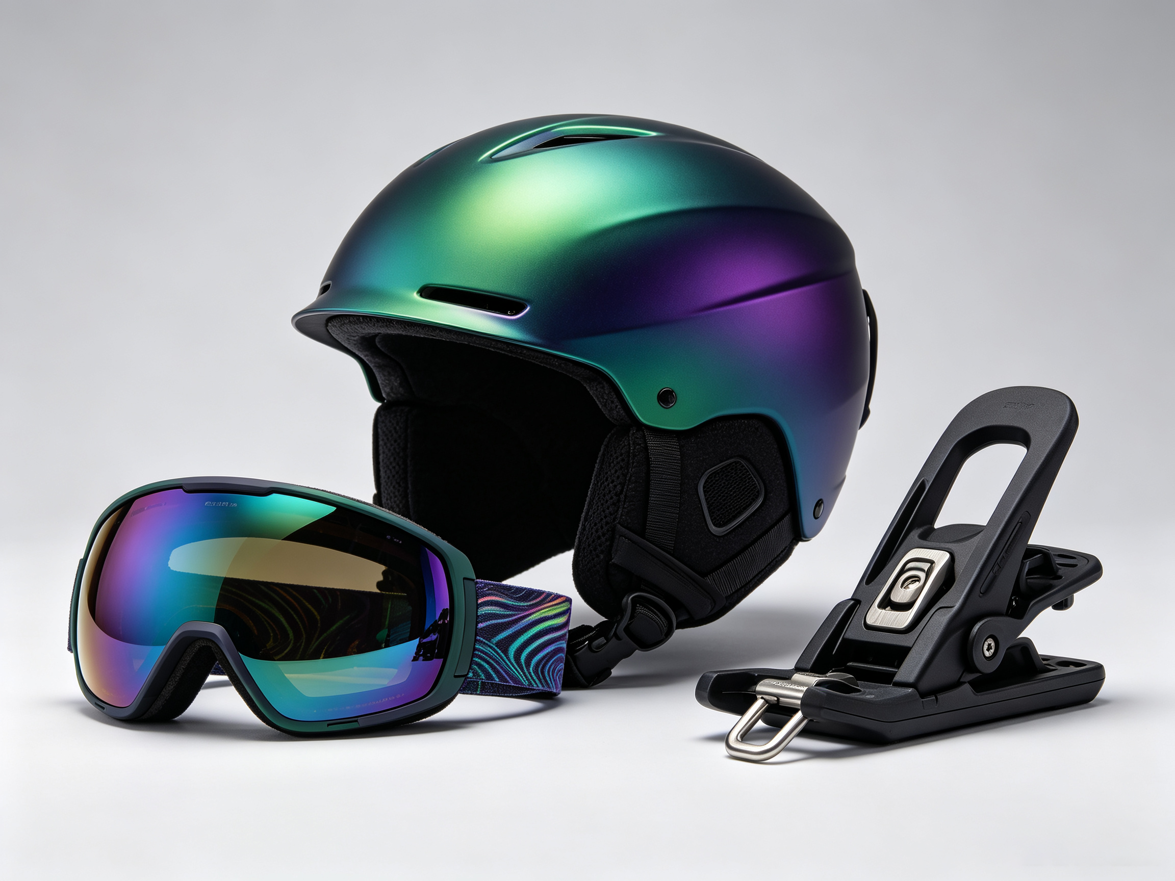 Ski equipment (helmet/snow goggles/fixer, etc.)，