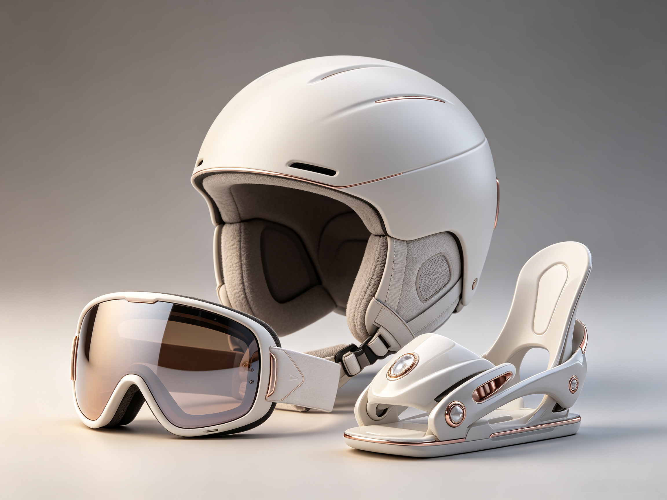 Skiing Equipment (Helmet/Ski Goggles/Bindings, etc.) 2，