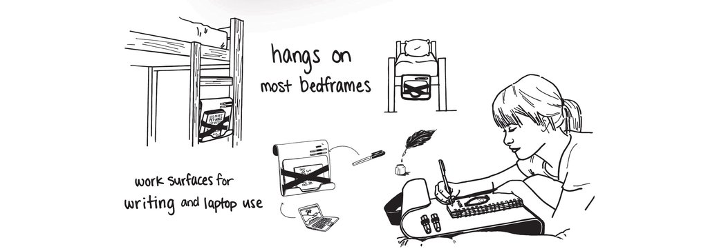 desk，Portable，Scribe，