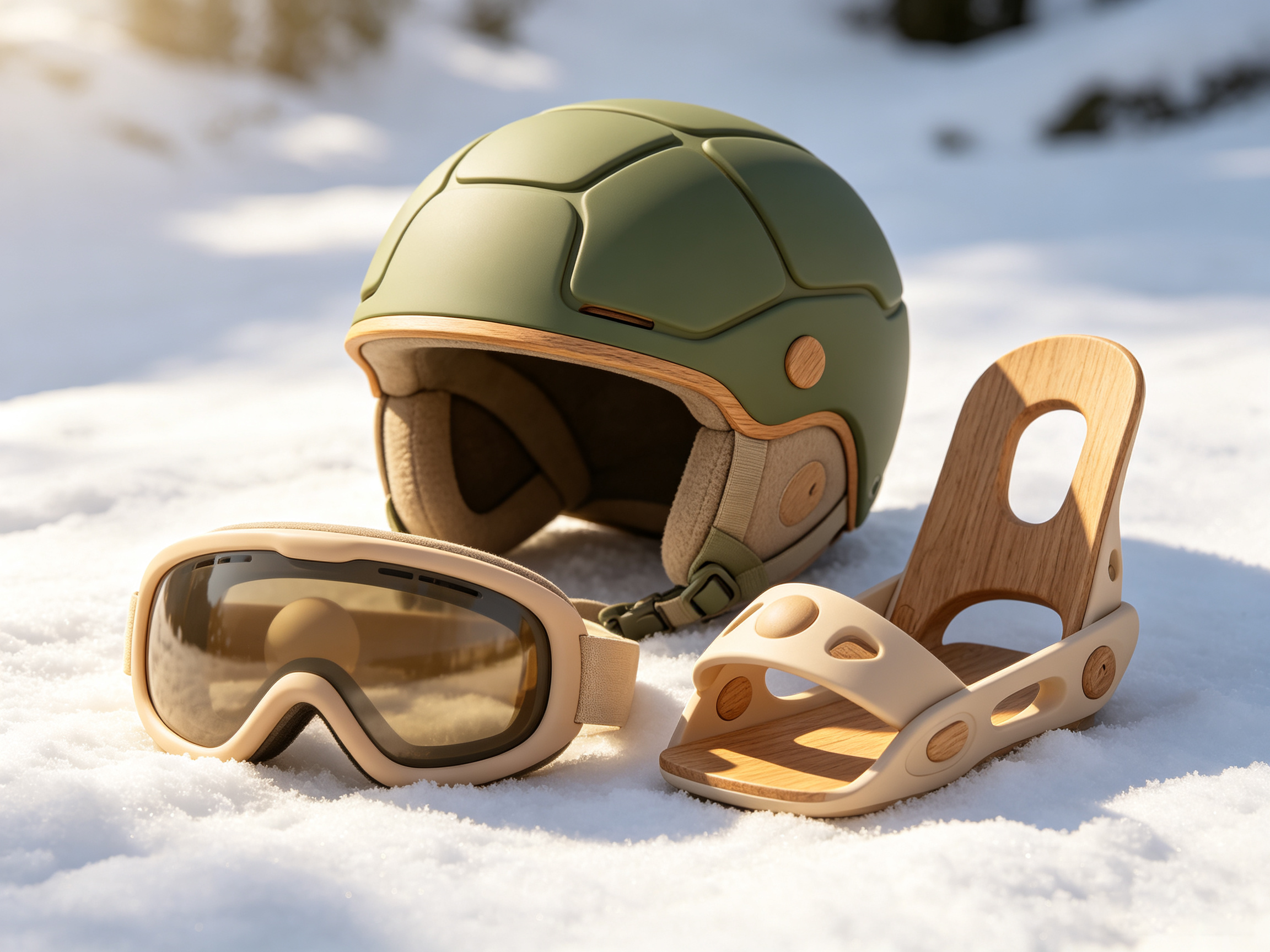 Skiing Equipment (Helmet/Ski Goggles/Bindings, etc.) 2，