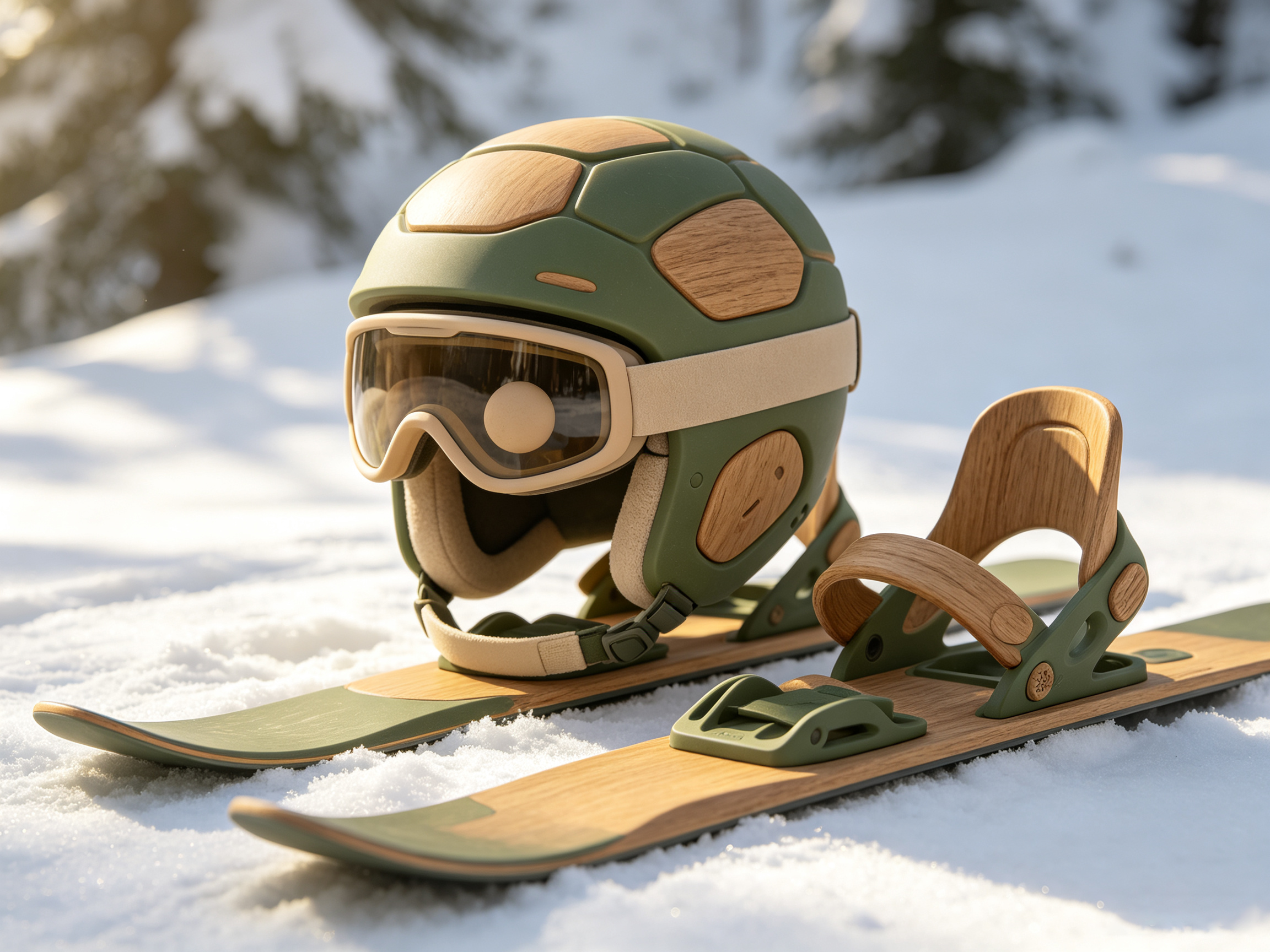 Skiing Equipment (Helmet/Ski Goggles/Bindings, etc.) 2，