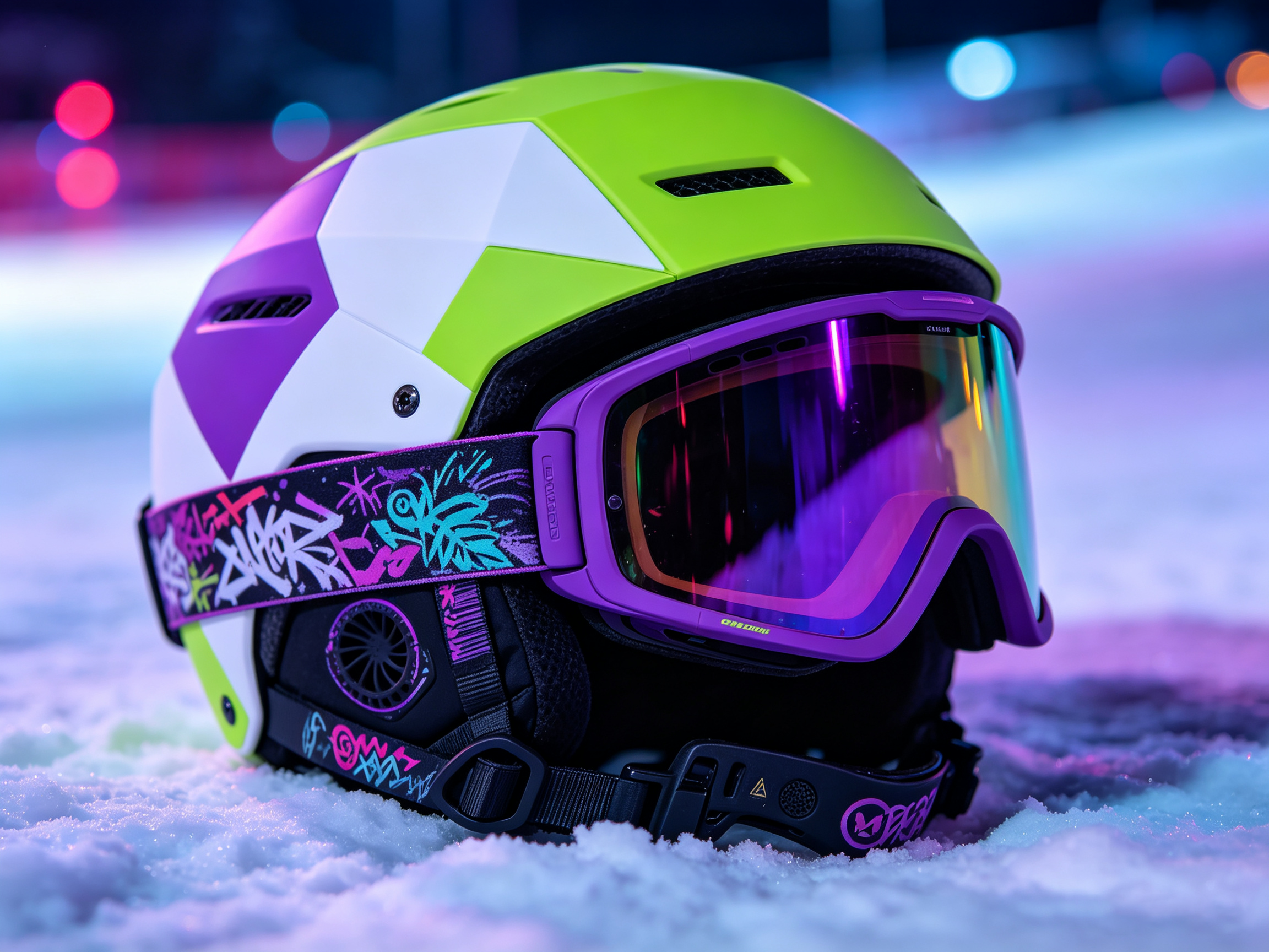 Skiing Equipment (Helmet/Ski Goggles/Bindings, etc.) 2，