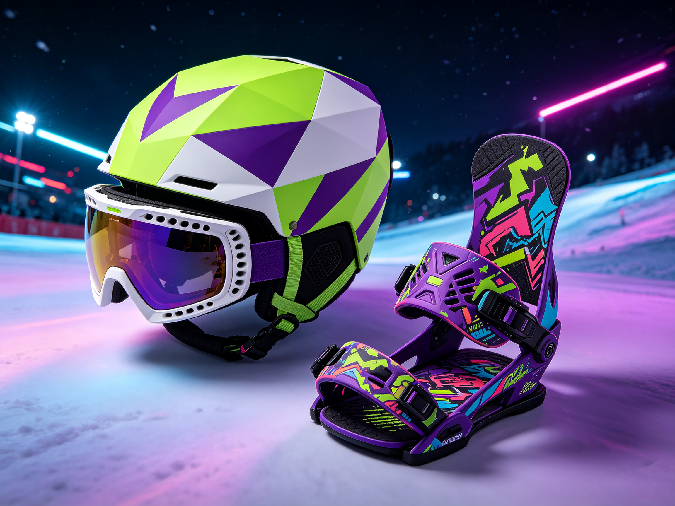 Skiing Equipment (Helmet/Ski Goggles/Bindings, etc.) 2，