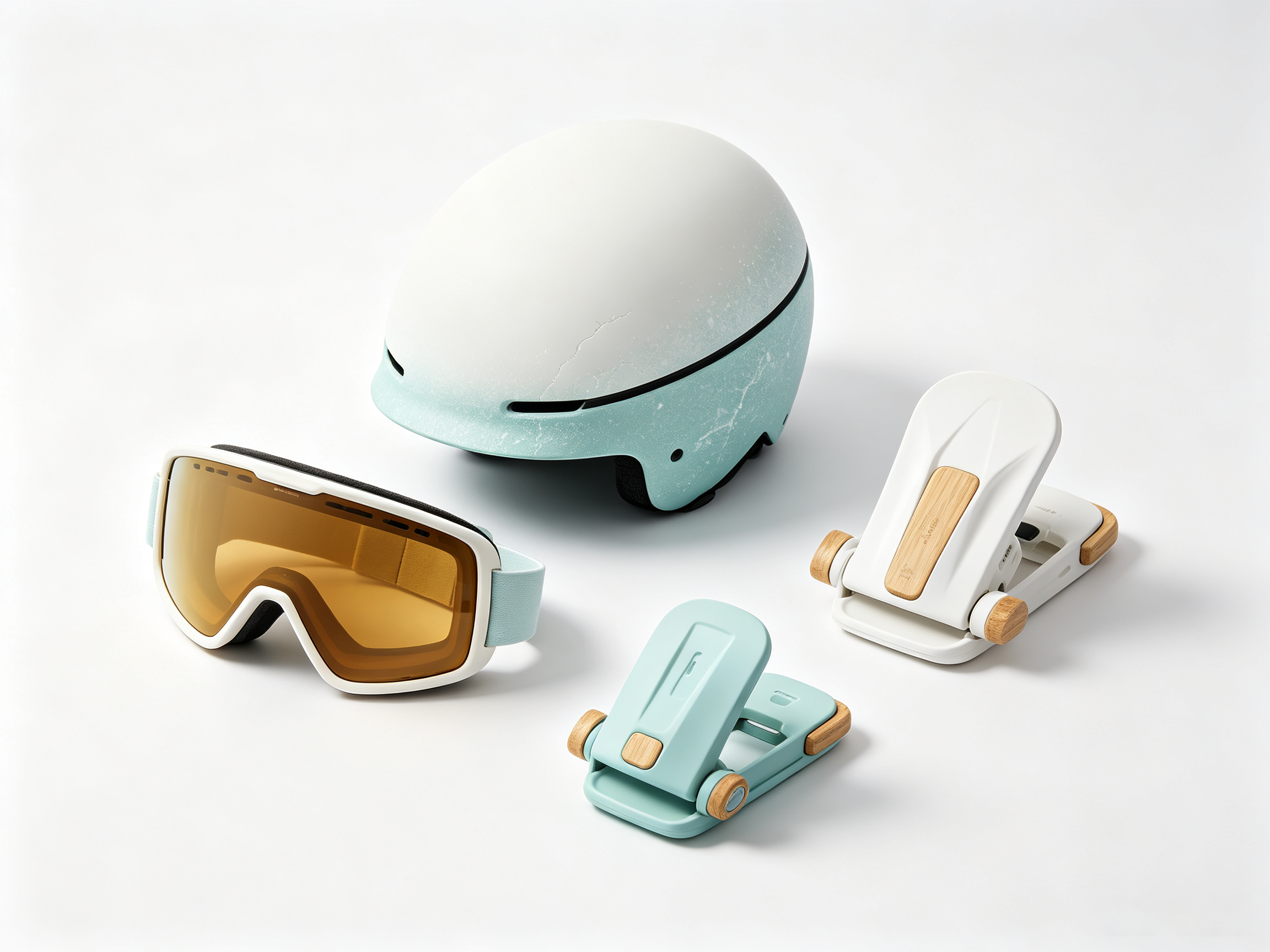Skiing Equipment (Helmet/Ski Goggles/Bindings, etc.) 2，