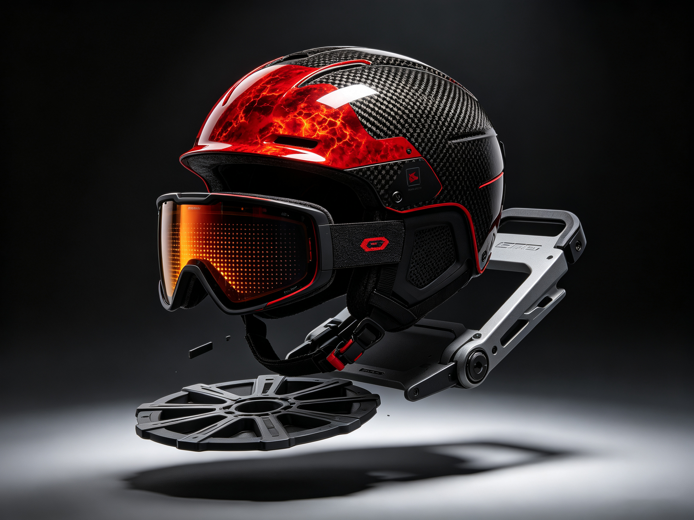 Skiing Equipment (Helmet/Ski Goggles/Bindings, etc.) 2，