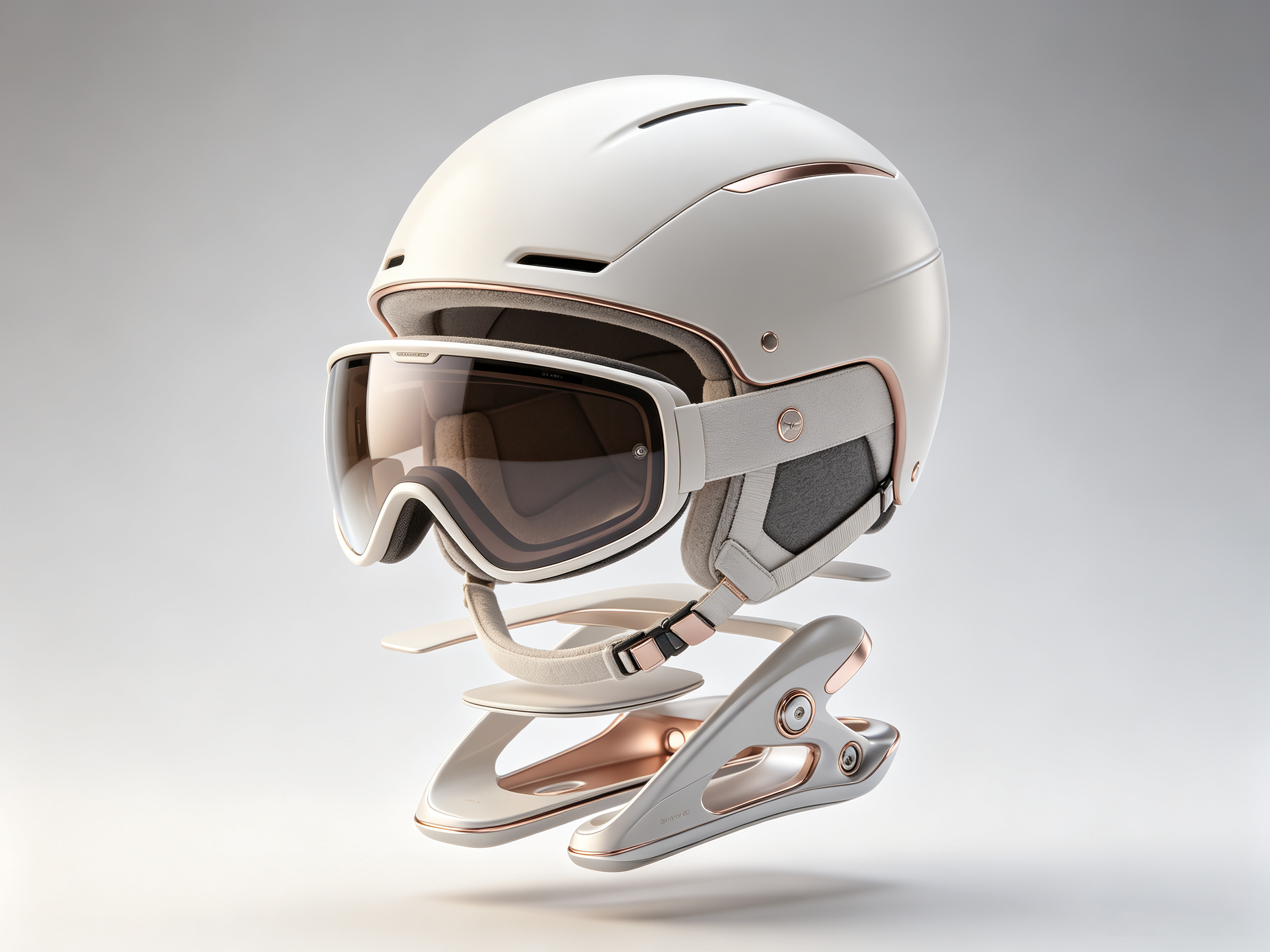 Skiing Equipment (Helmet/Ski Goggles/Bindings, etc.) 2，