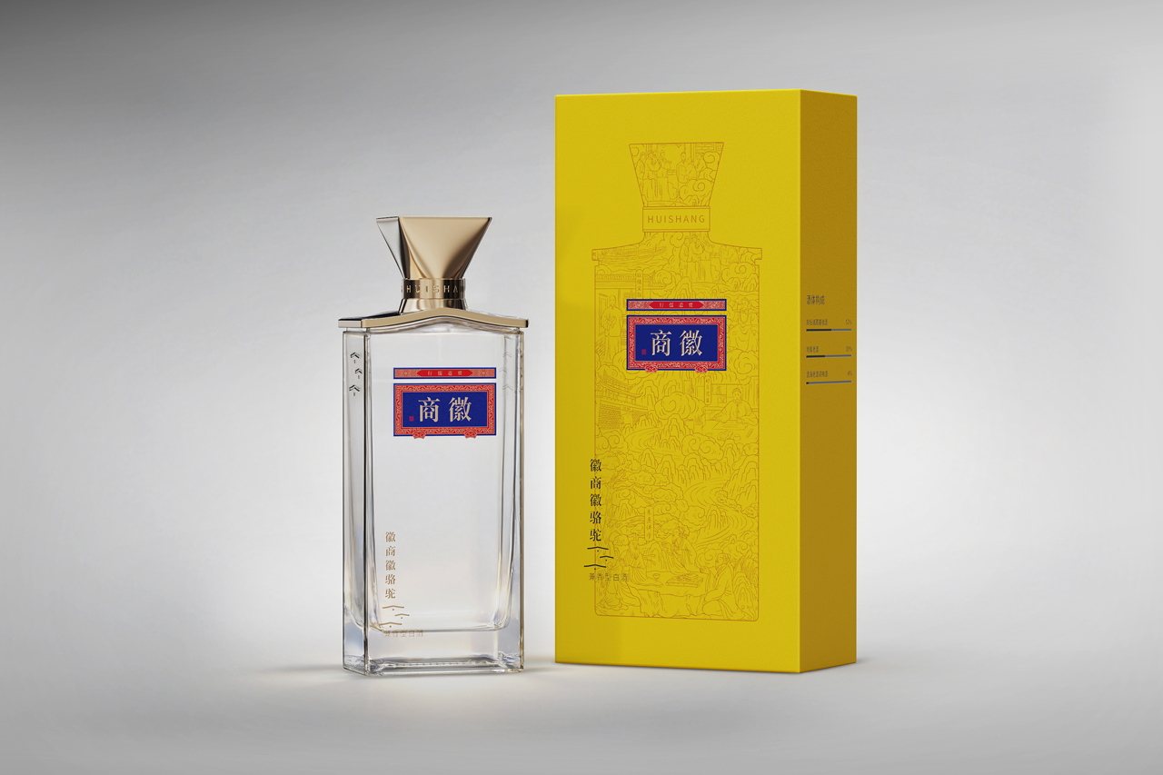 Packaging Design of Huishang Liquor，Baijiu packaging design，Brand image design，Product image design，Packaging Design of Huishang Liquor，Bottle design，Baijiu packaging design，Brand image design，Product image design，Bottle design，