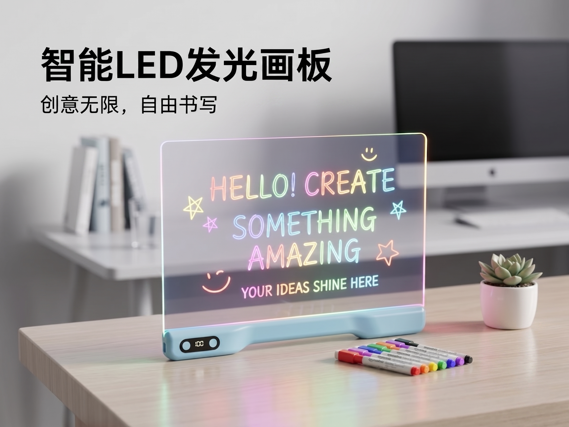 Technology, affinity, drawing board, LED.，