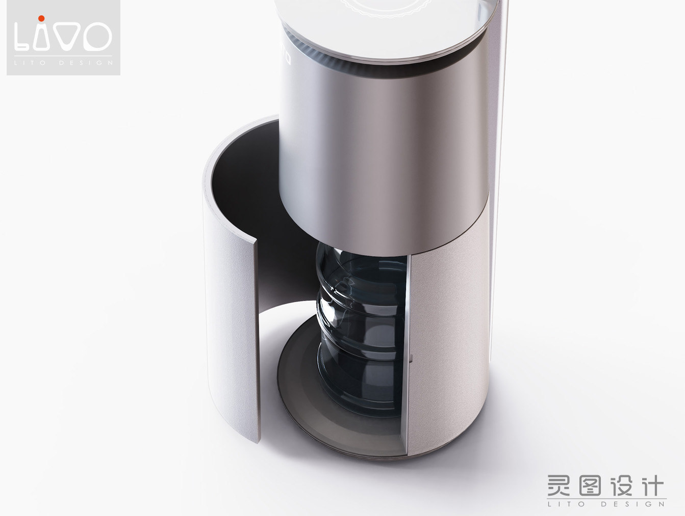 Vertical water dispenser，Household water dispenser，Water dispenser，industrial design，Small household appliances with high appearance value，spirit map design，Home appliance design，Appearance design，