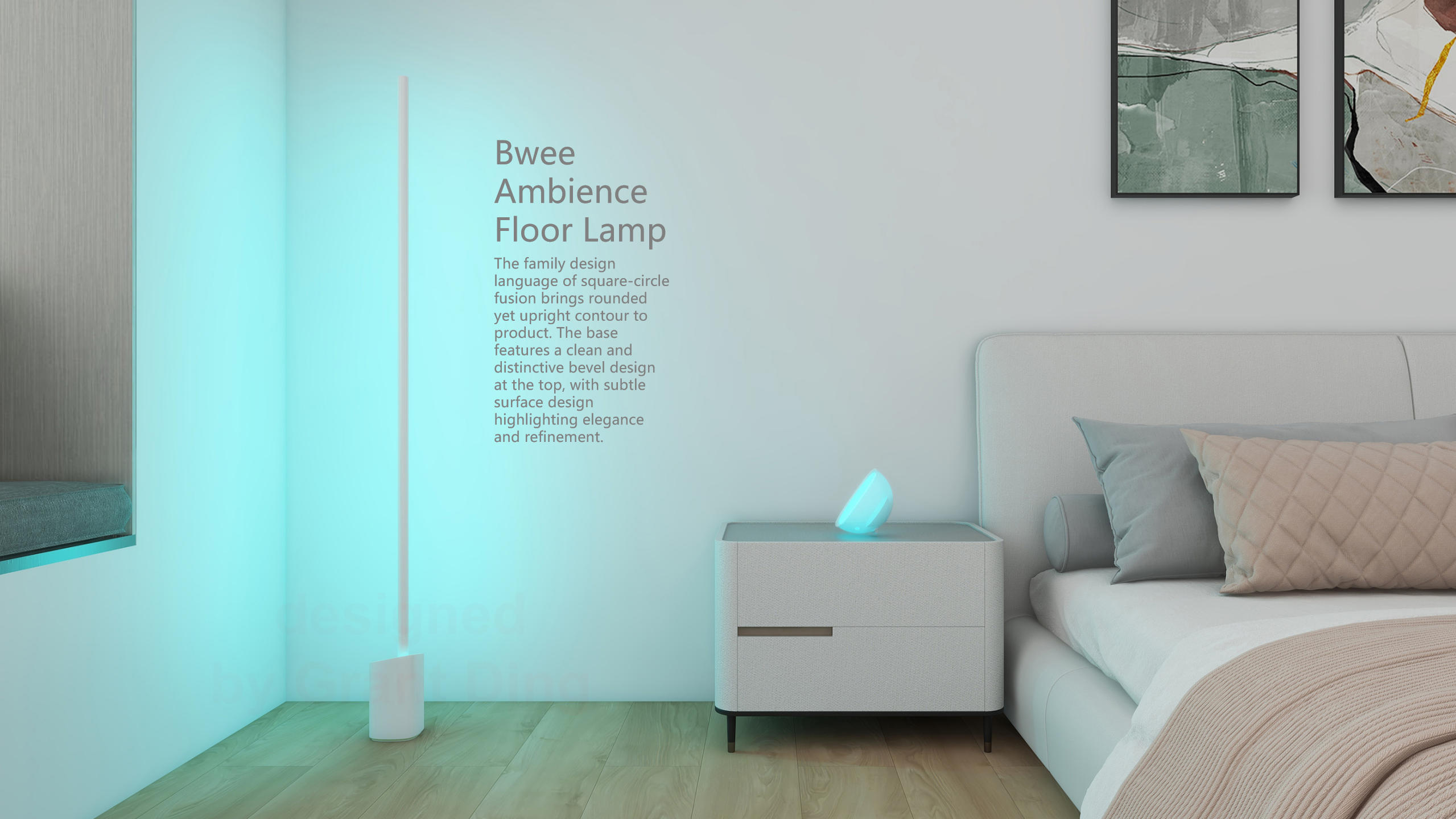 Smart home，Intelligent lighting，Ambience lighting，AI emotional light，Full color atmosphere light，Ambience floor lamp，acousto-optic synchronization，