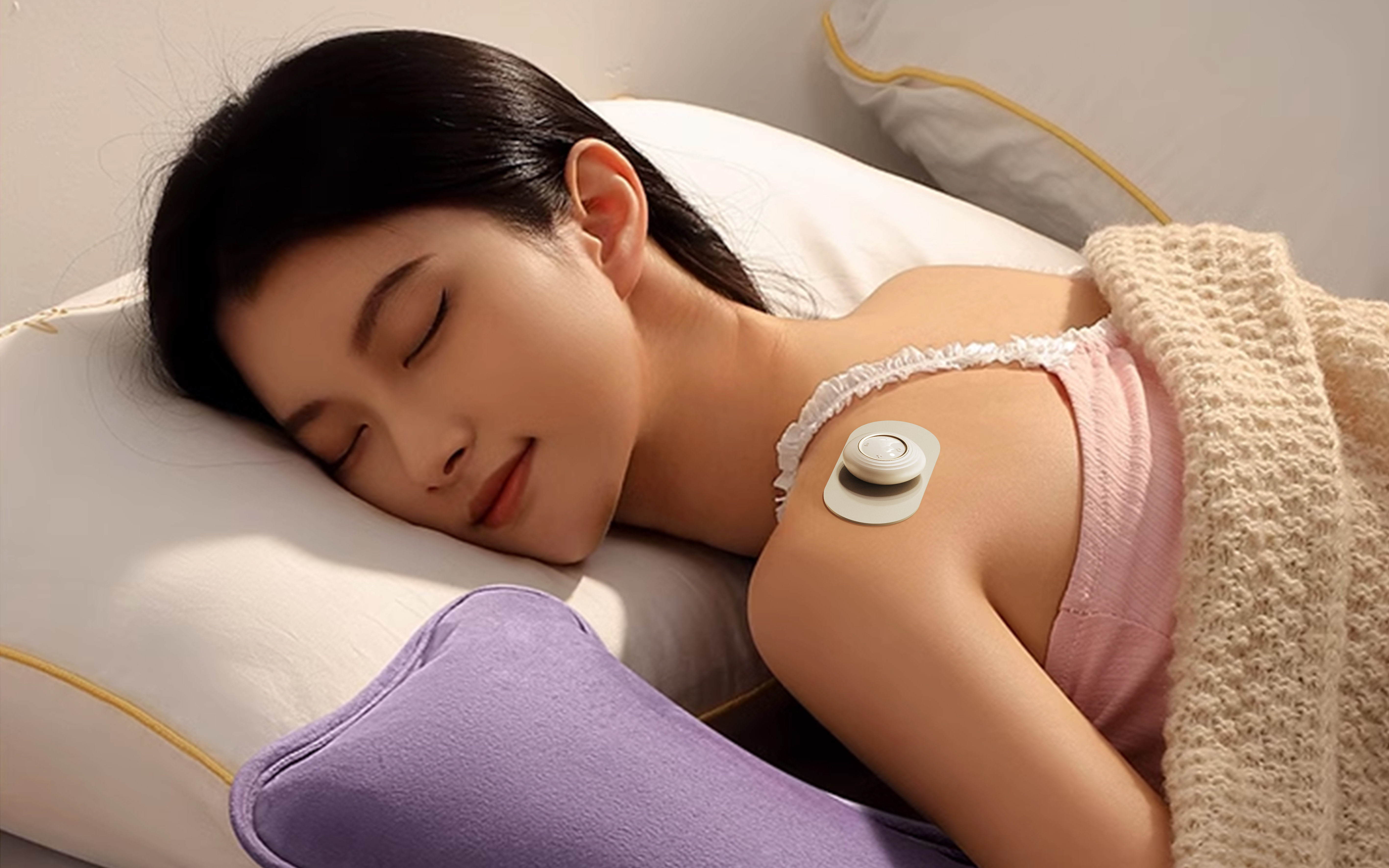 Low-frequency therapeutic device，pulse massage instrument，Small massage instrument，EMS electrode sheet，Wireless portable，Physiotherapy for insomnia，Sleep assist，