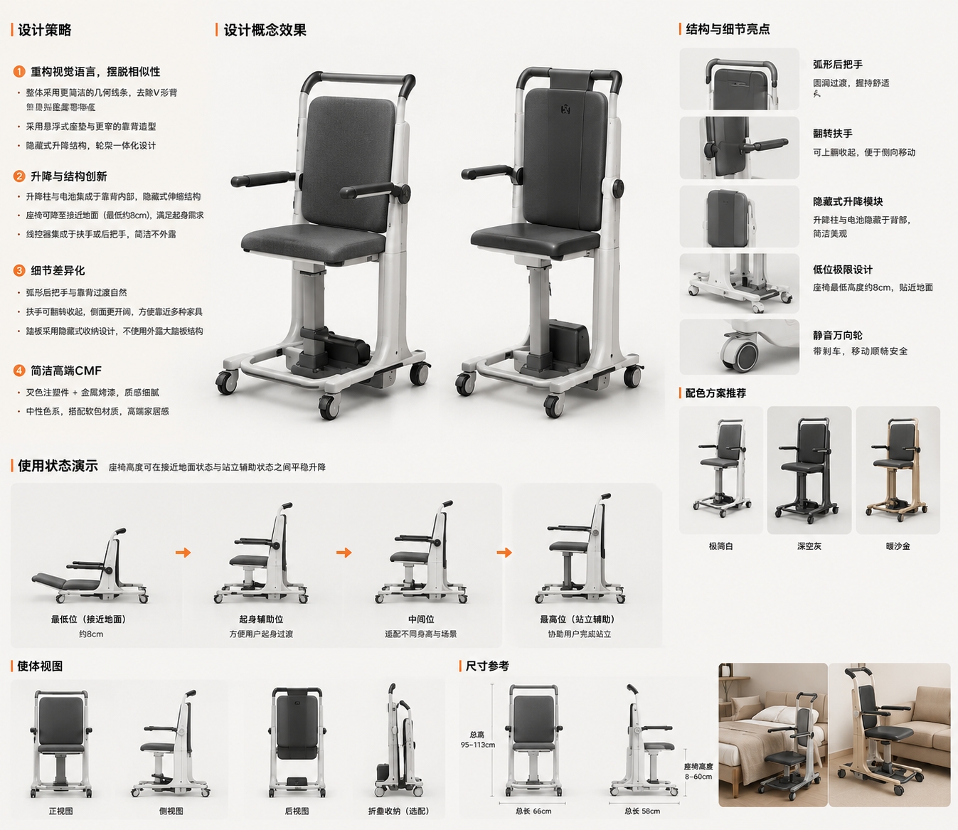 Suitable aging，Shifter，Lift chair，Rehabilitation medicine，