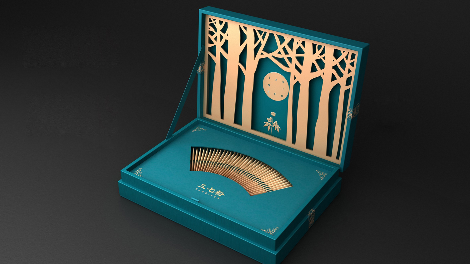 Packaging Design of Sanqi Powder，Tonic gift box packaging design，Packaging Design of Drug and Food Homologous Products，