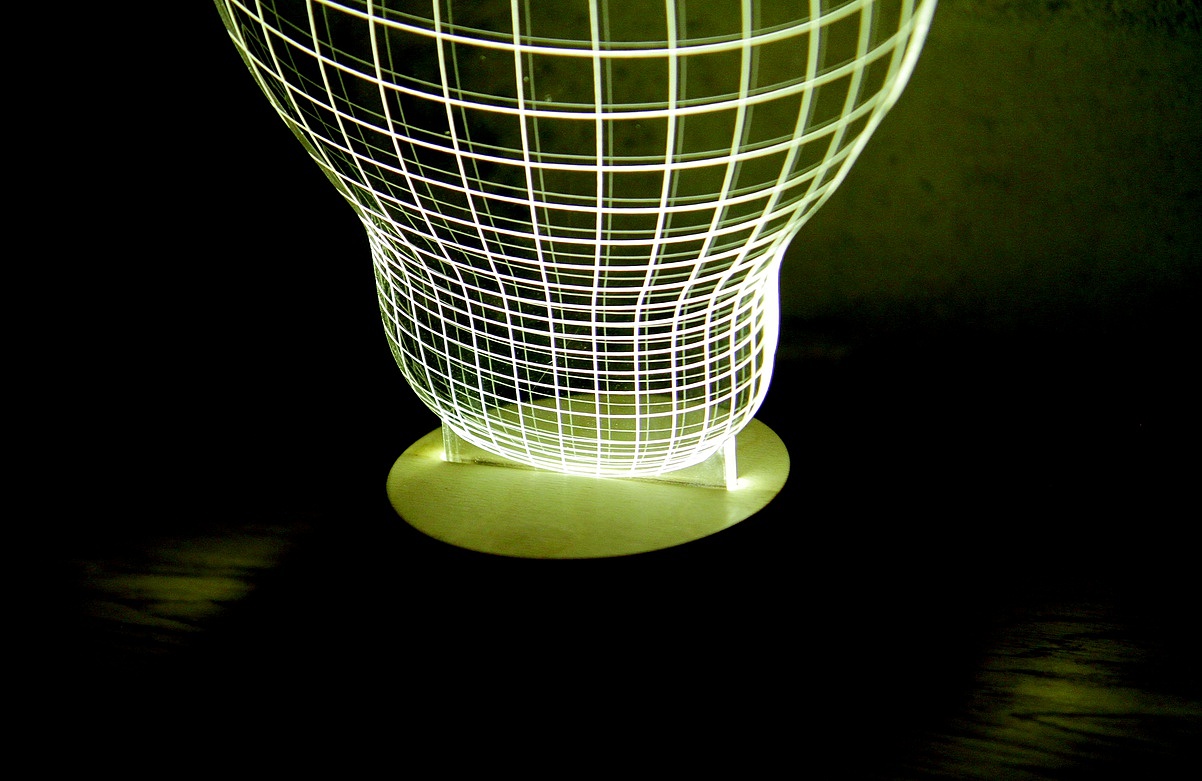 Planar 3D，LED lamp，Cheha，