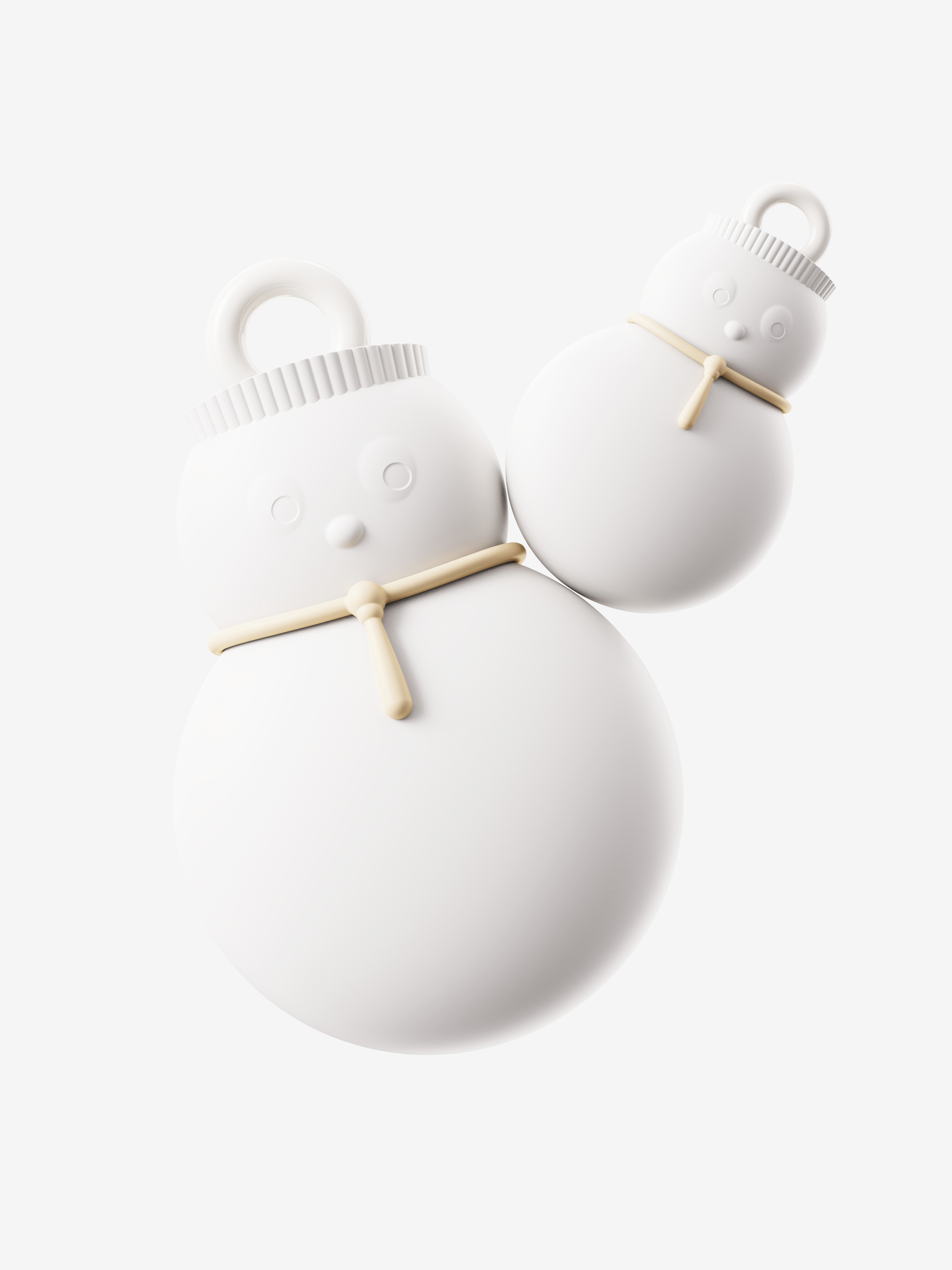 snowman，christmas，Silicone hot water bag，Cartoon，