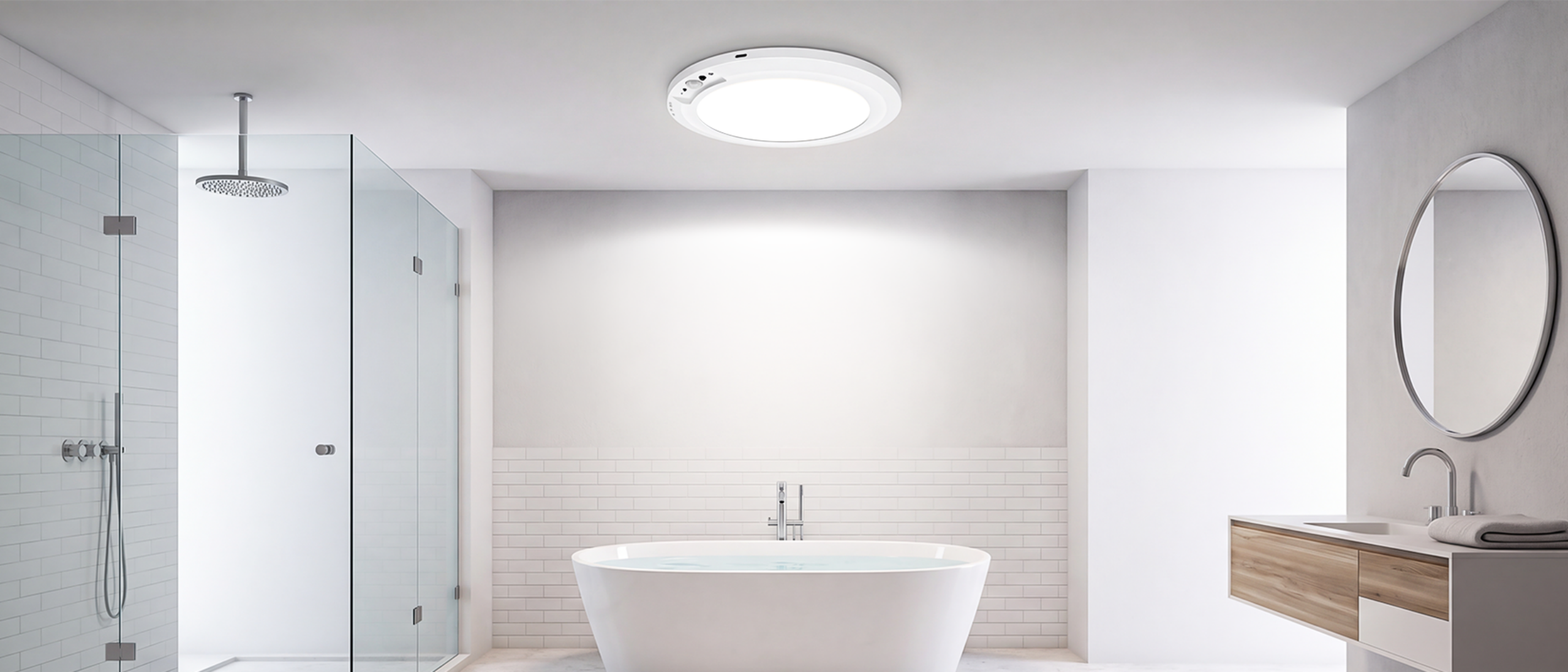 Rechargeable ceiling light，Ceiling lamp，Three-color ceiling lamp，