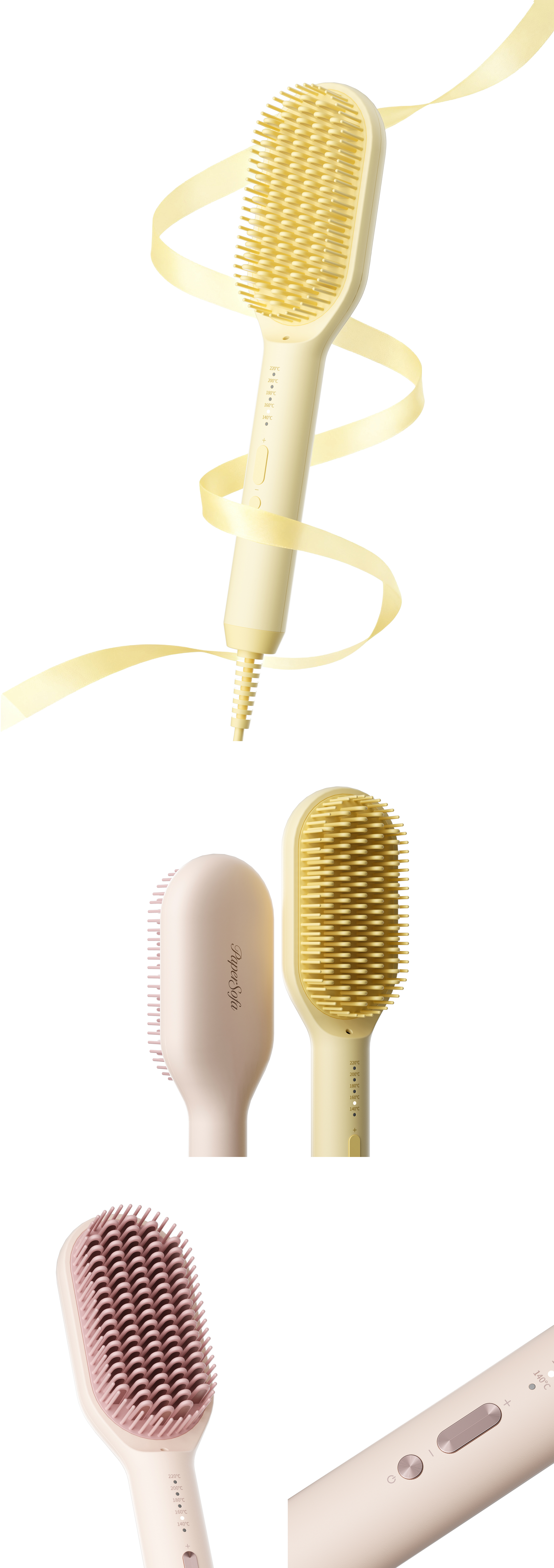 product design，industrial design，Straight hair comb，comb，Hair Products ，Straight plate clamp，Gehu，original，